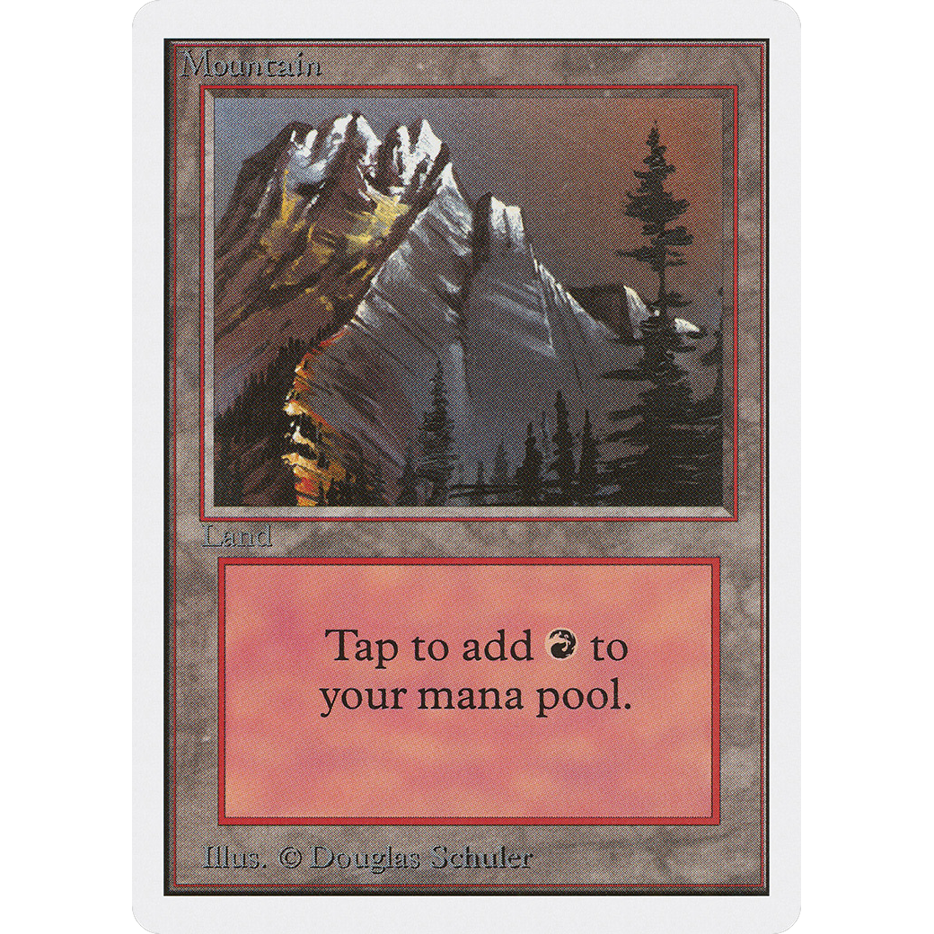 MTG Singles - Mountain (V.1) - Unlimited - Regular
