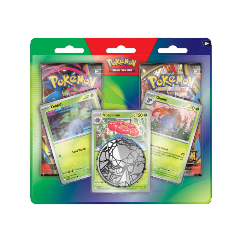 Pokémon 2026 2-Pack-Blister Oddish, Gloom & Vileplume