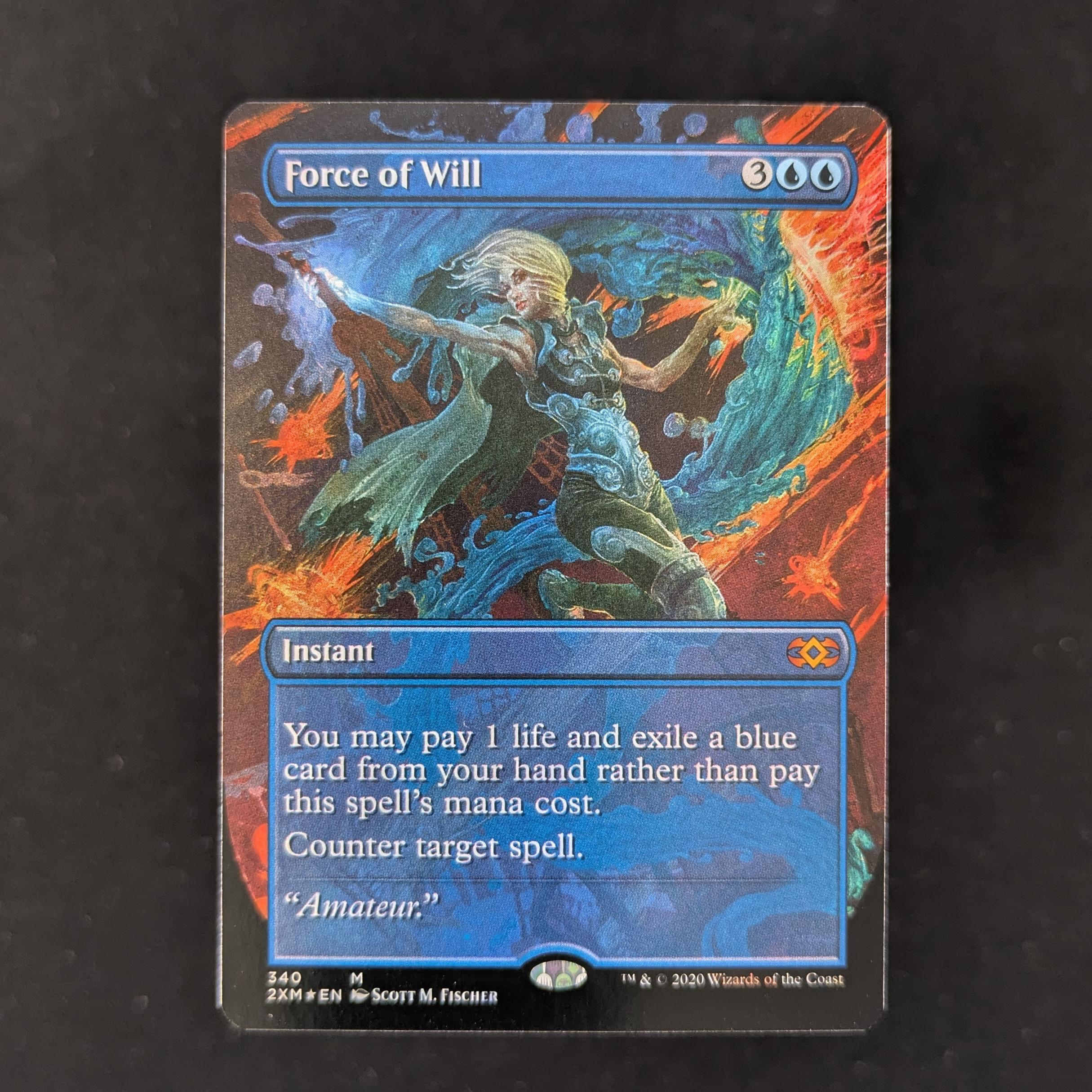 MTG Singles - [FOIL] Force of Will - Double Masters: Extras - NM - 