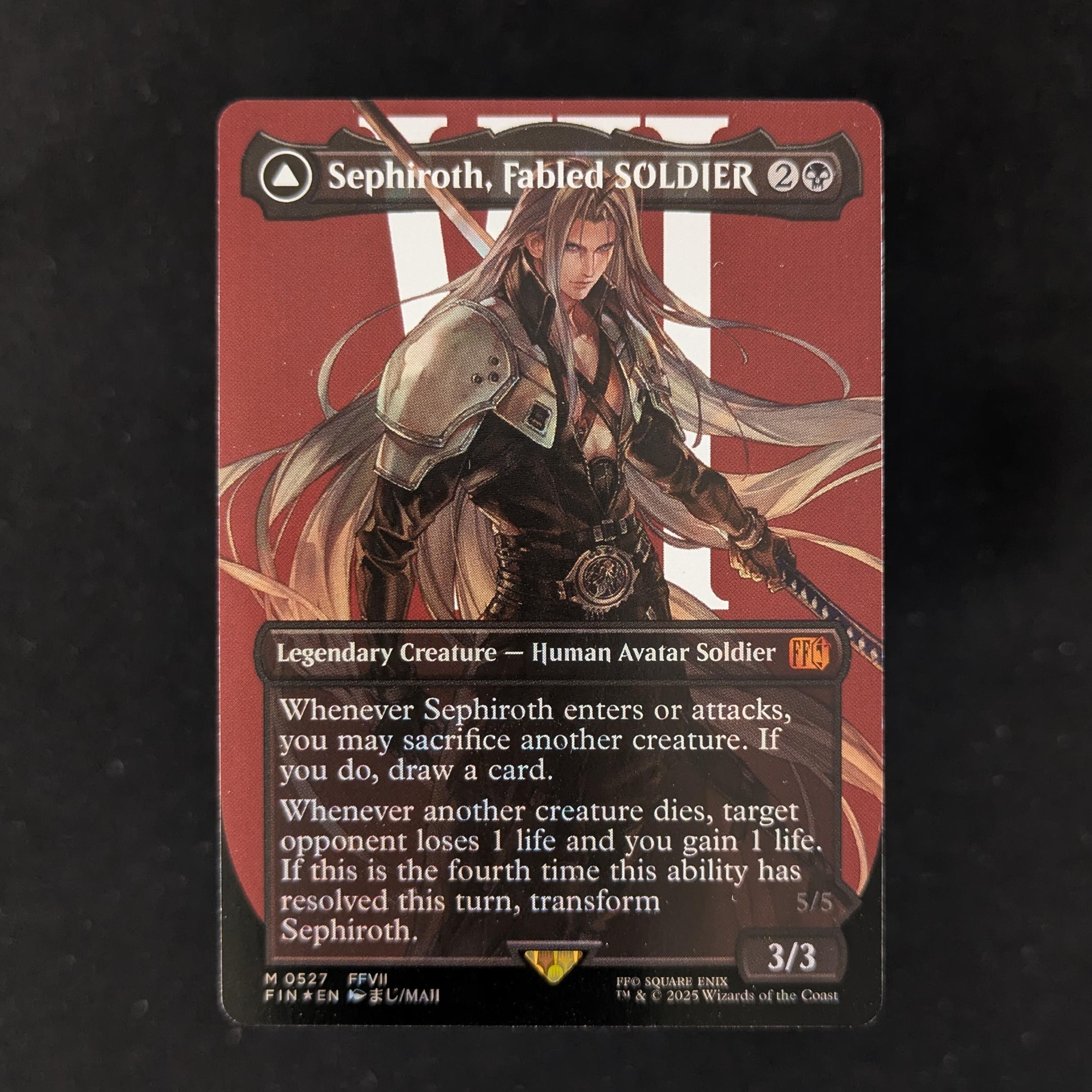 [FOIL] Sephiroth, Fabled SOLDIER (Surge Foil) - Magic: The Gathering - FINAL FANTASY: Extras - NM