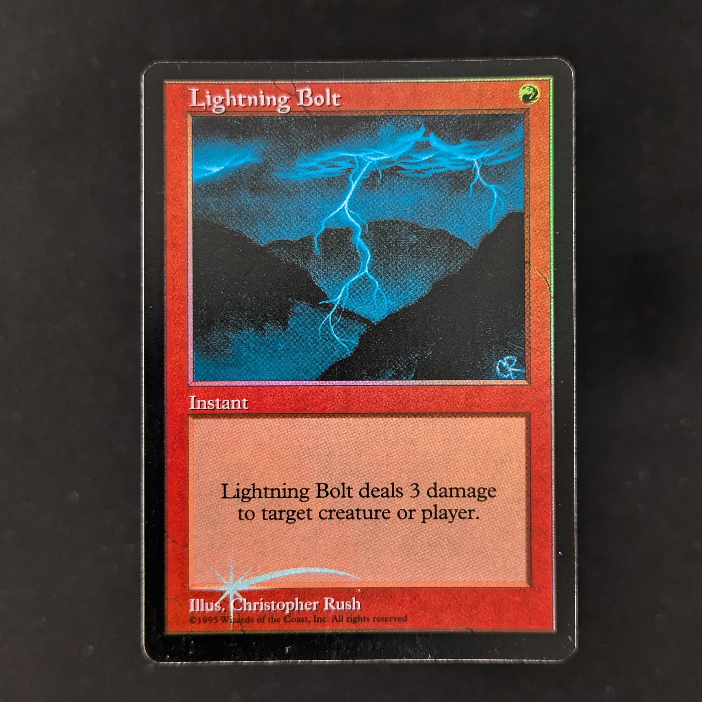 MTG Singles - [FOIL] Lightning Bolt - Judge Rewards Promos - GD - 