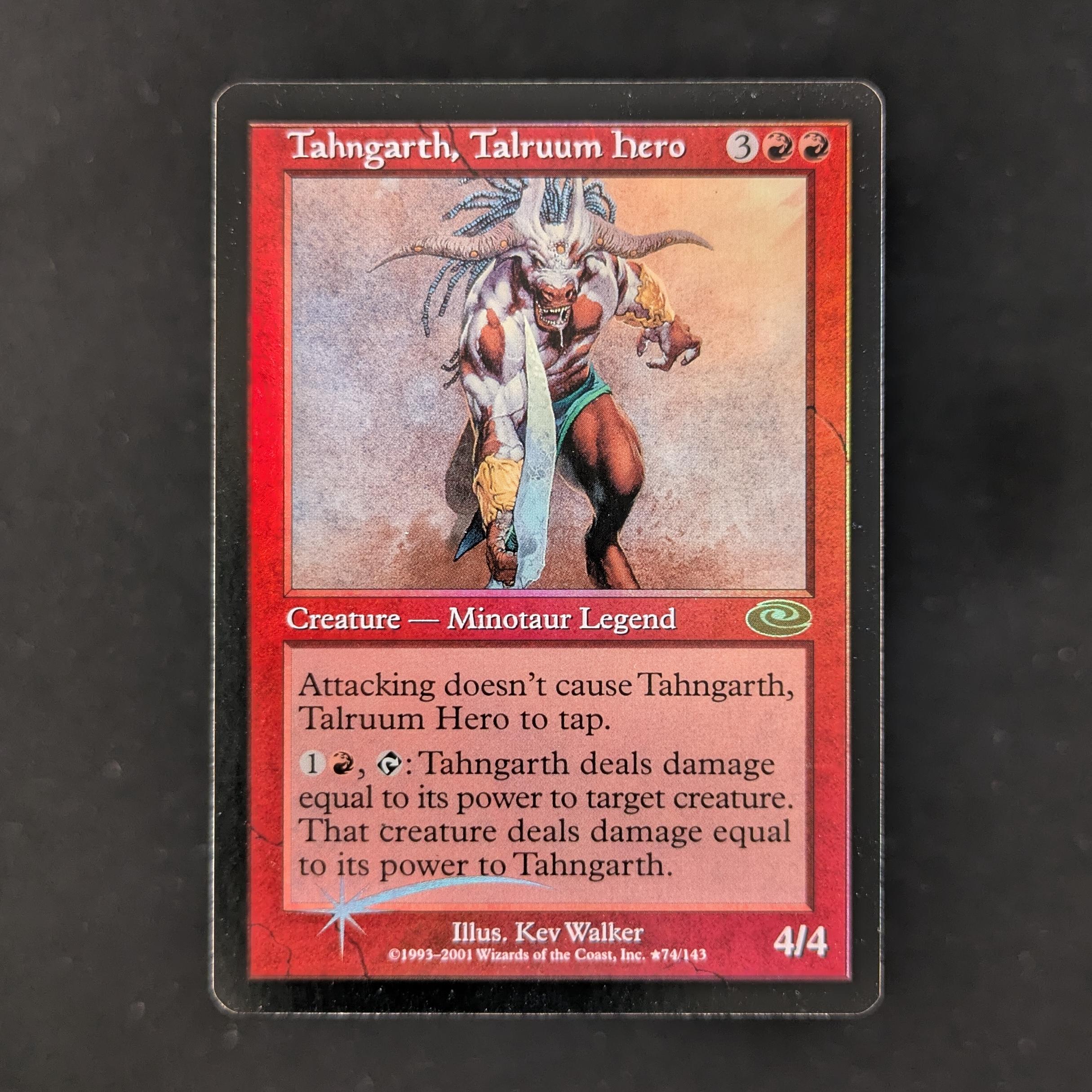 [FOIL] Tahngarth, Talruum Hero (Alternate Art) - Planeshift - EX