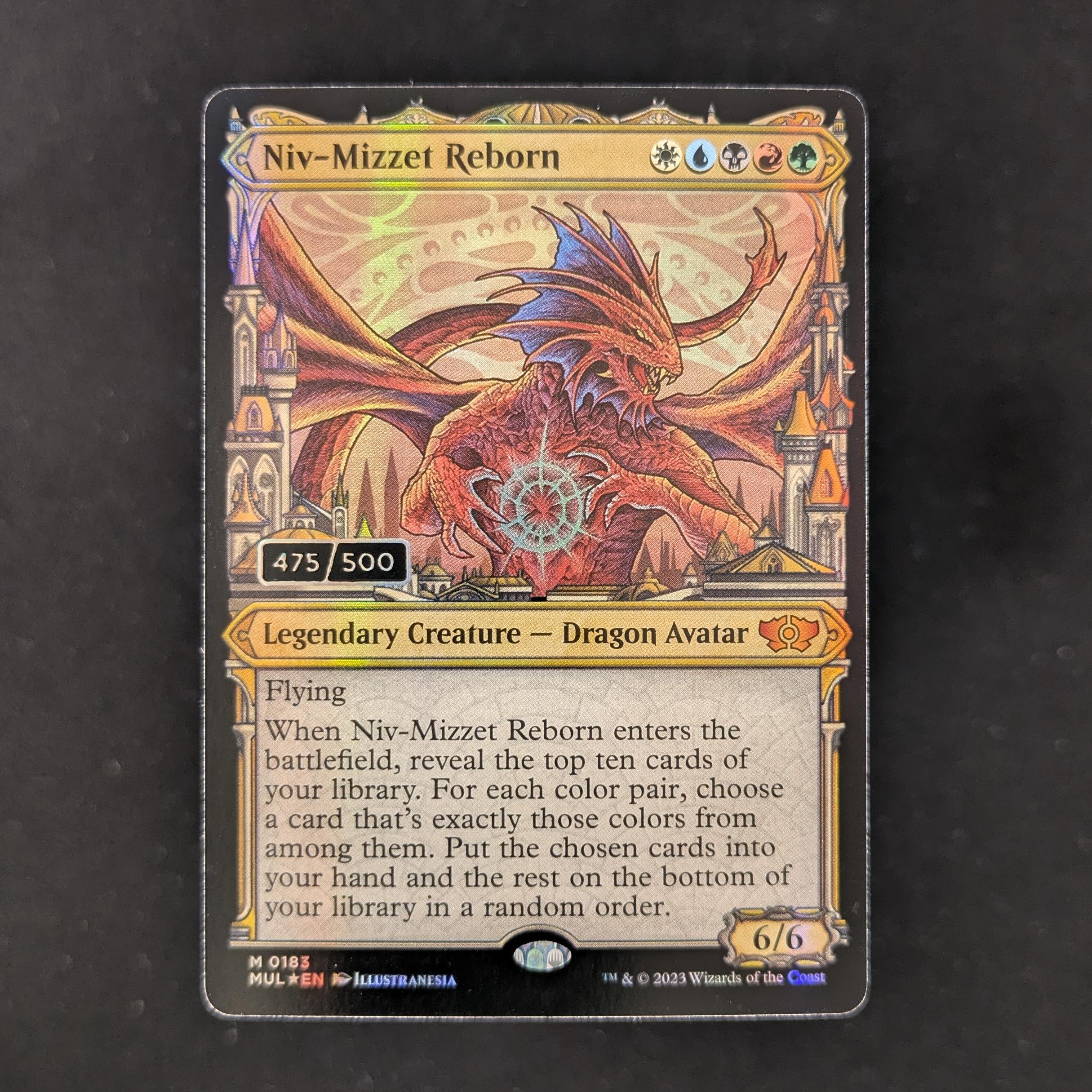 [FOIL] Niv-Mizzet Reborn (Seralized) - Multiverse Legends - NM, 475/500