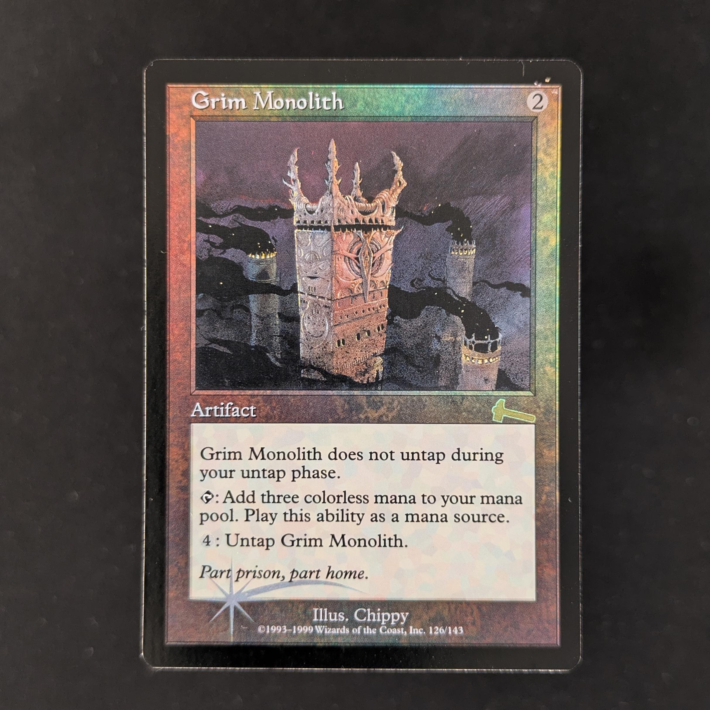MTG Singles - [FOIL] Grim Monolith - Urza's Legacy - GD, FOIL - 