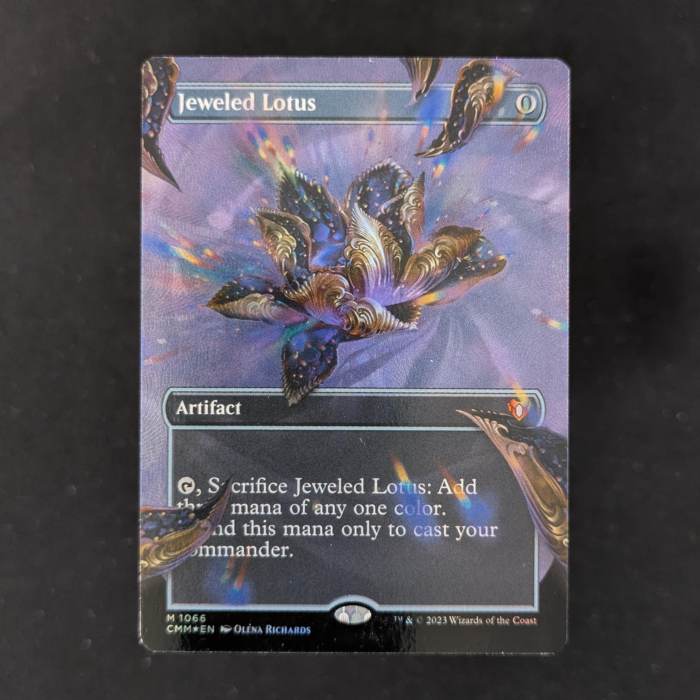 MTG Singles - [FOIL] Jeweled Lotus (Textured Foil) - Commander Masters: Extras - NM - 