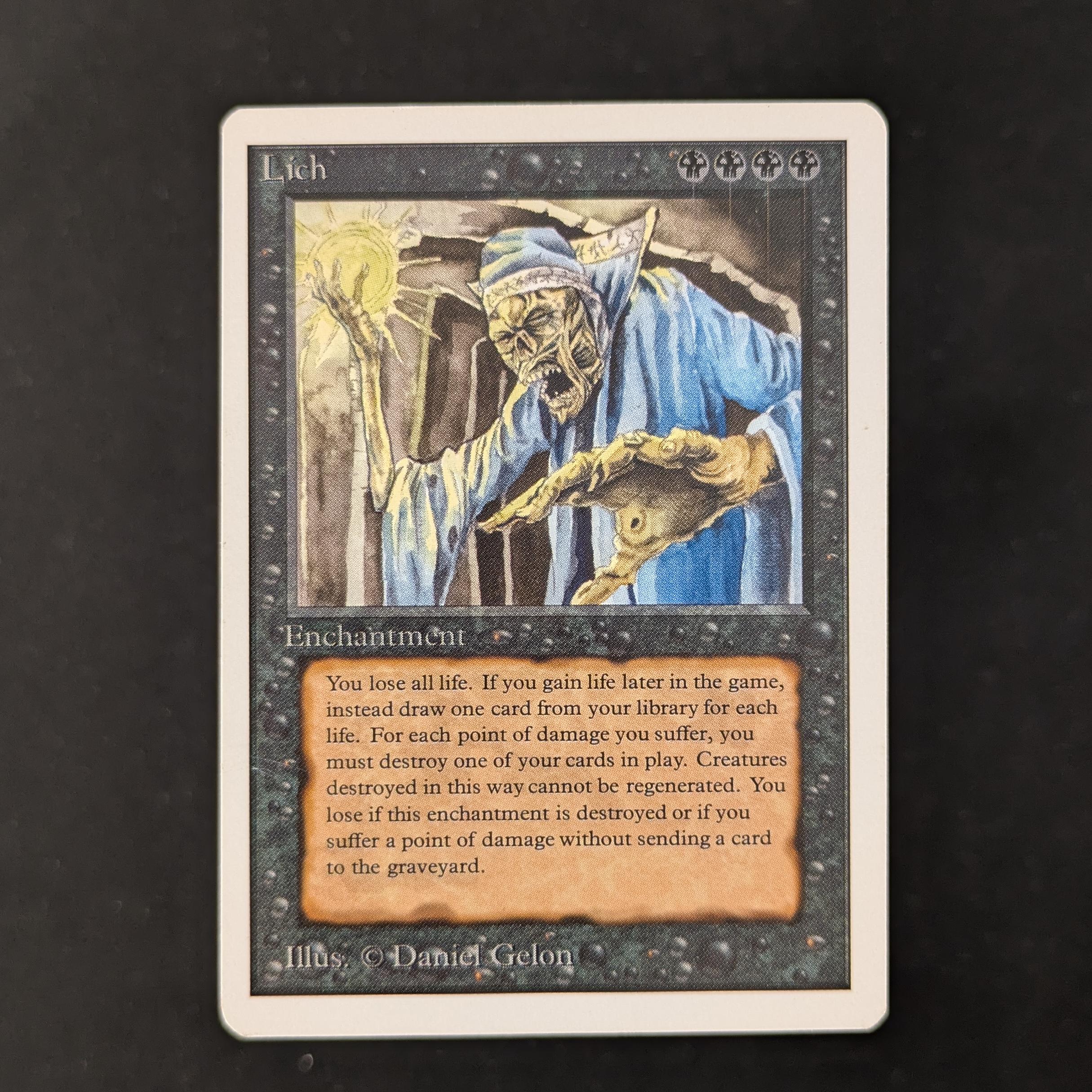 MTG Singles - Lich - Unlimited - GD - ROLLER LINES - 30114