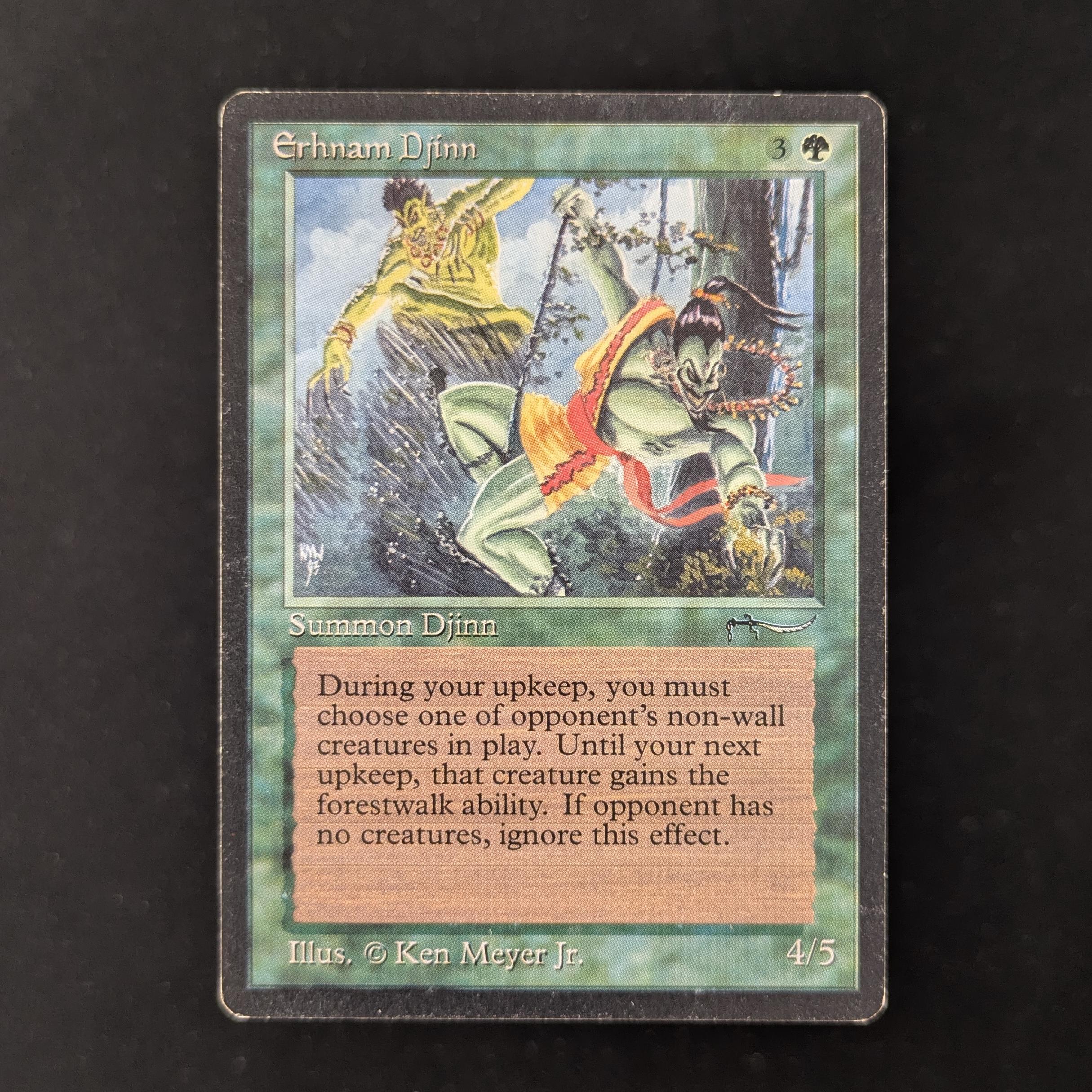 MTG Erthmam Djinn アーナム・ジン　アラビアンナイト　英語 Erhnam Djinn, Chronicles (CHR) Price History