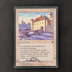 ラスト一枚【美品】Moat　MTG　イタリア語　希少　限定品　EDH cgcitalianmoat85__42971.
