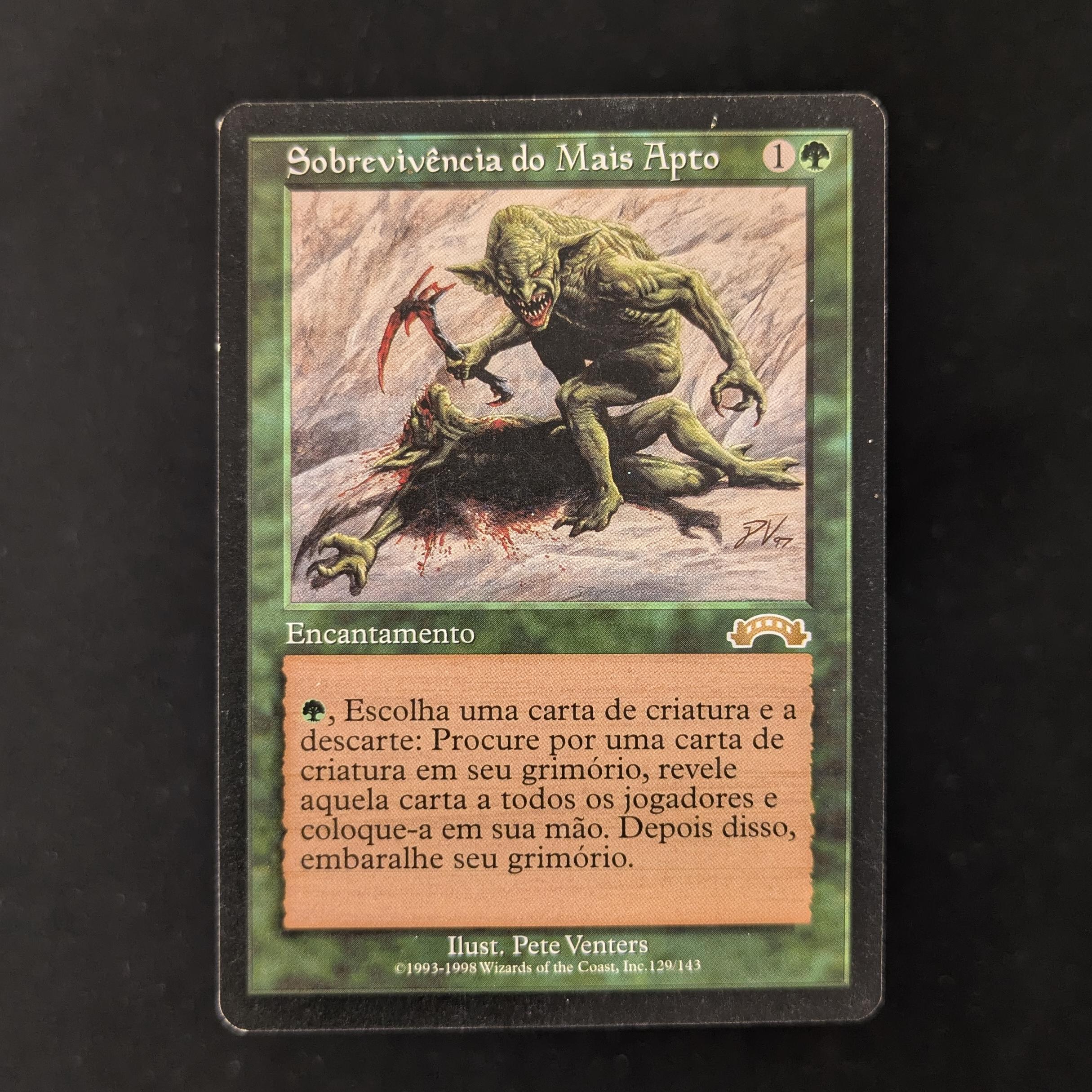 MTG　適者生存　Survival of the Fittest　EXO Survival of the Fittest · Exodus (EXO) #129 · Scryfall Magic: The