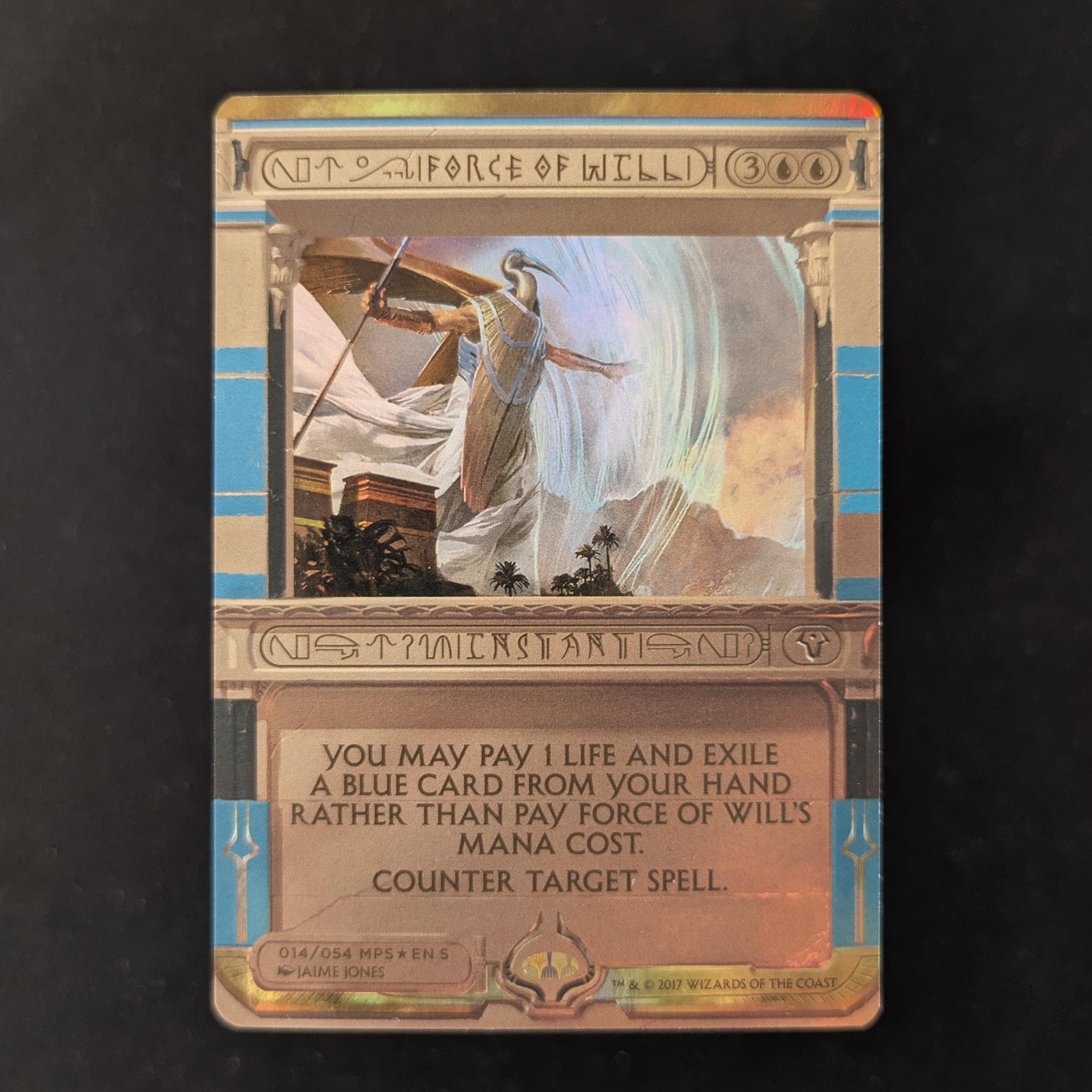 [FOIL] Force of Will - Amonkhet Invocations - NM