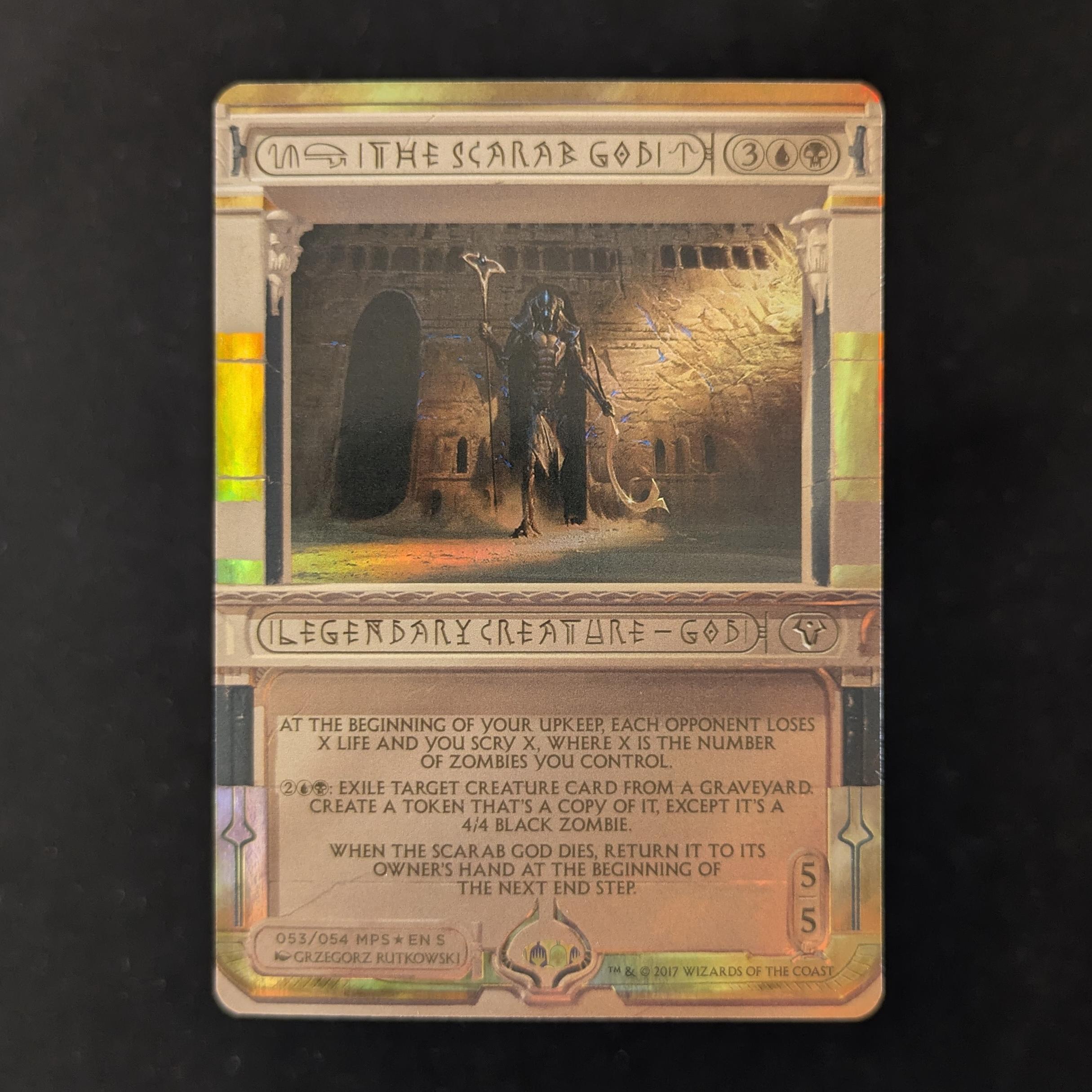 [FOIL] The Scarab God - Amonkhet Invocations - NM