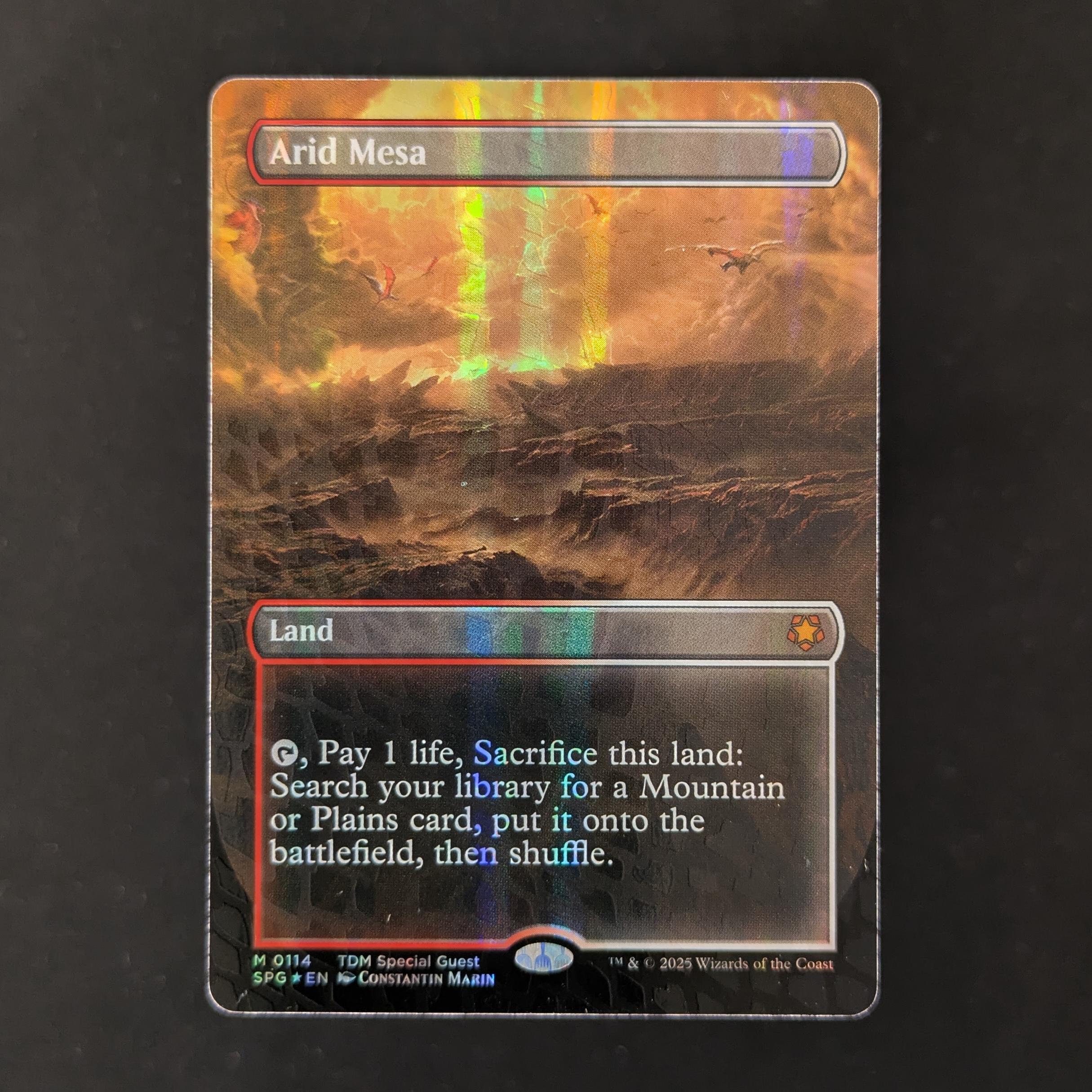 [FOIL] Arid Mesa (Dragonscale Foil) - Special Guests - NM