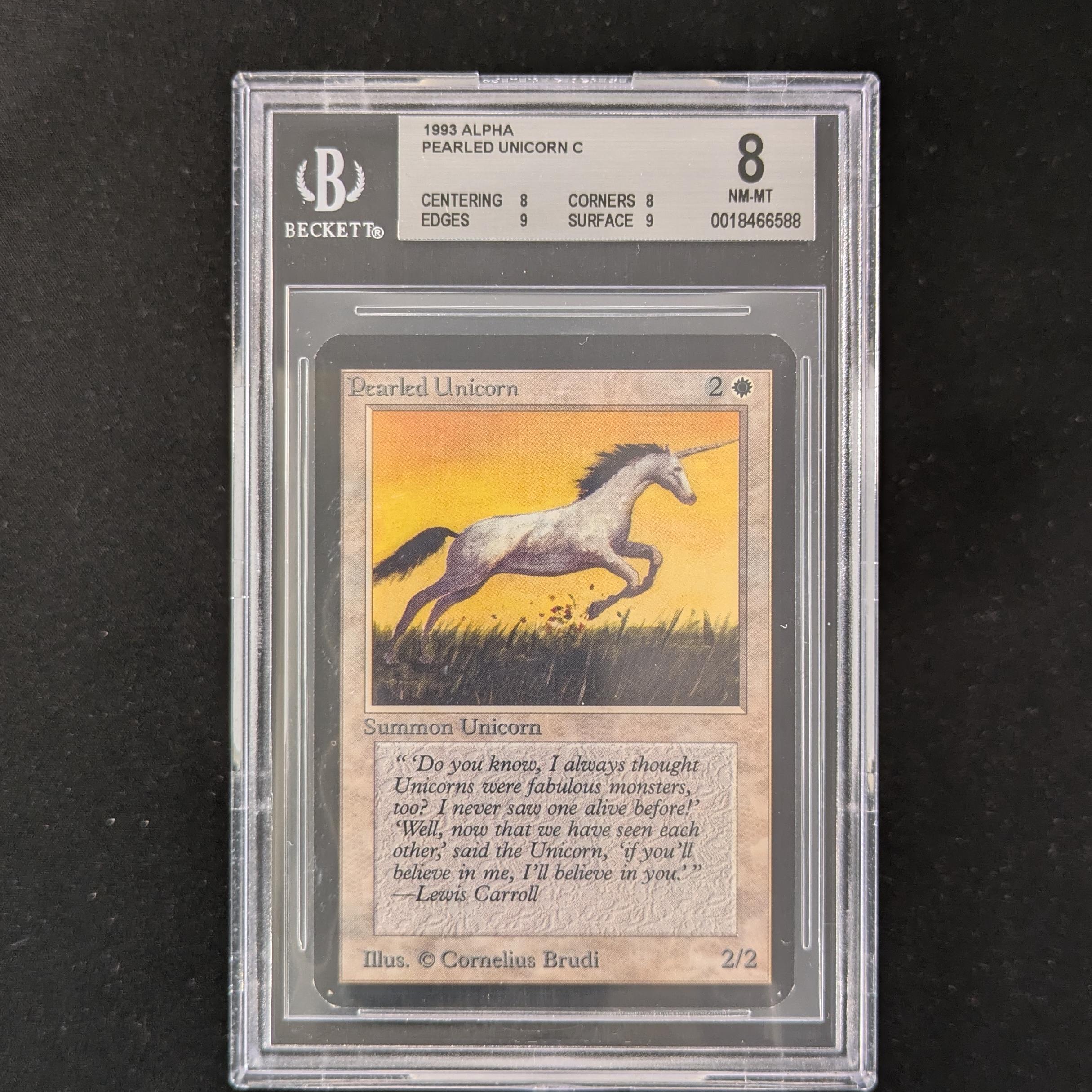 Pearled Unicorn - Alpha - BGS 8