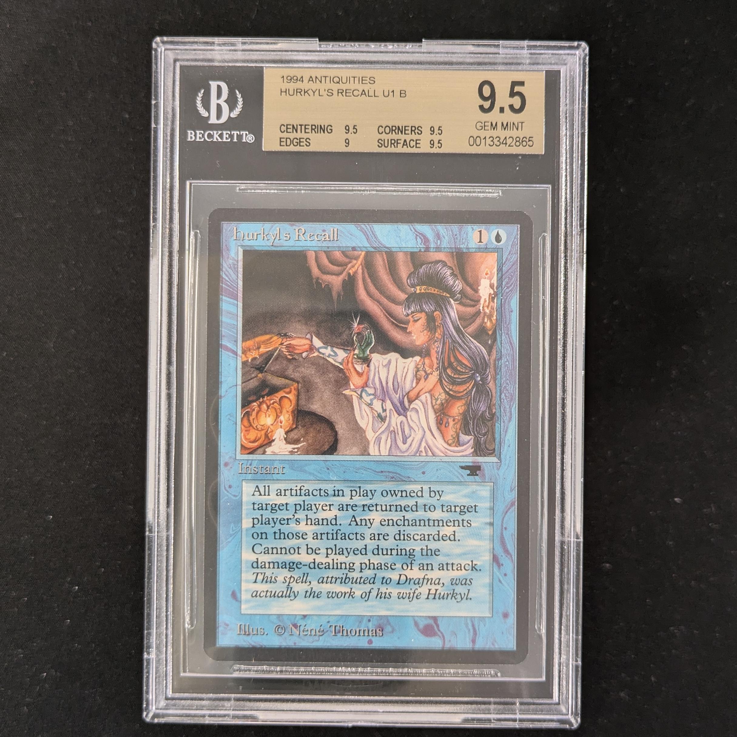 Hurkyl's Recall - Antiquities - BGS 9.5