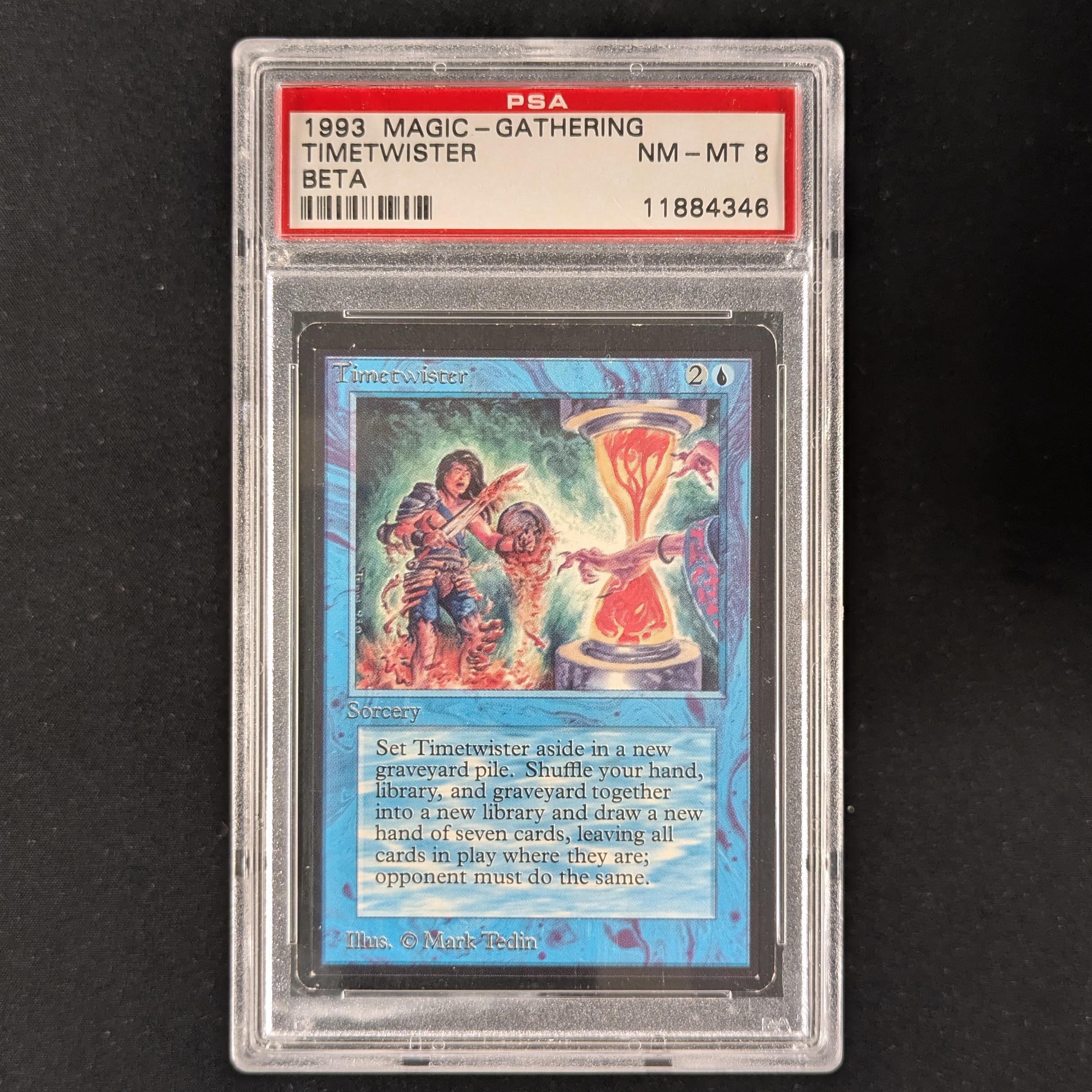 MTG Singles - Timetwister - Beta - PSA 8 - 30392