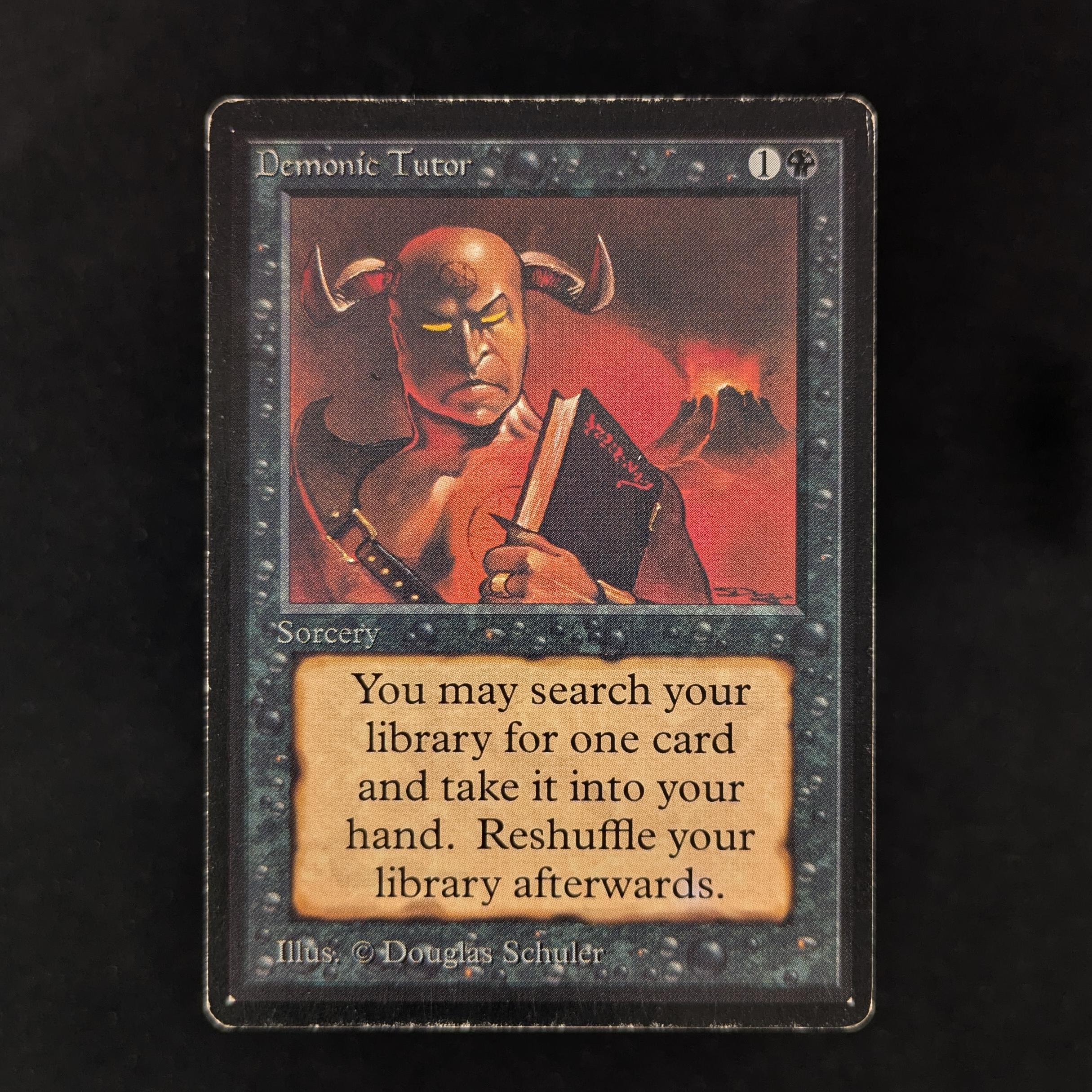 MTG Singles - Demonic Tutor - Beta - LP - 30402