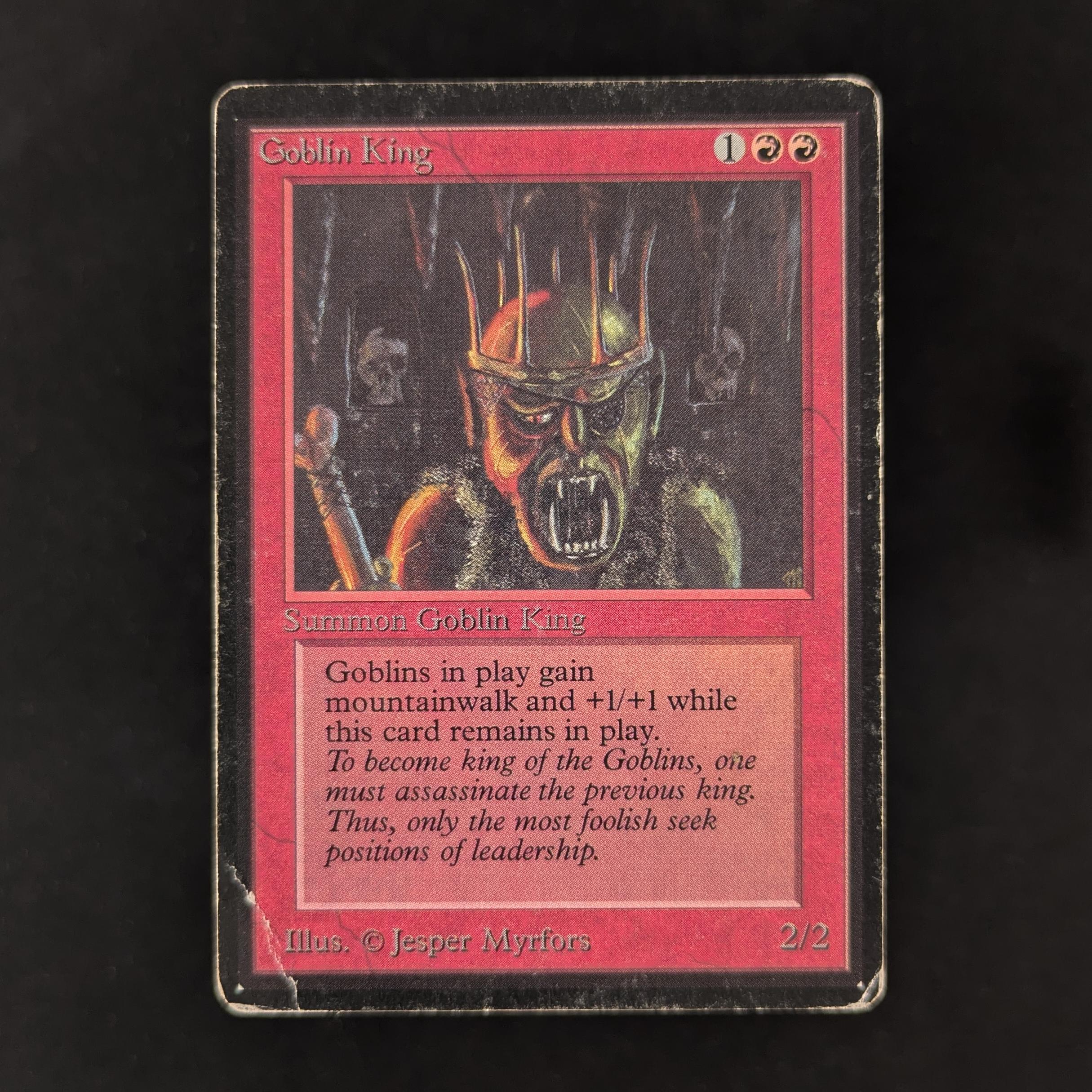 MTG Singles - Goblin King - Beta - PO - 30416