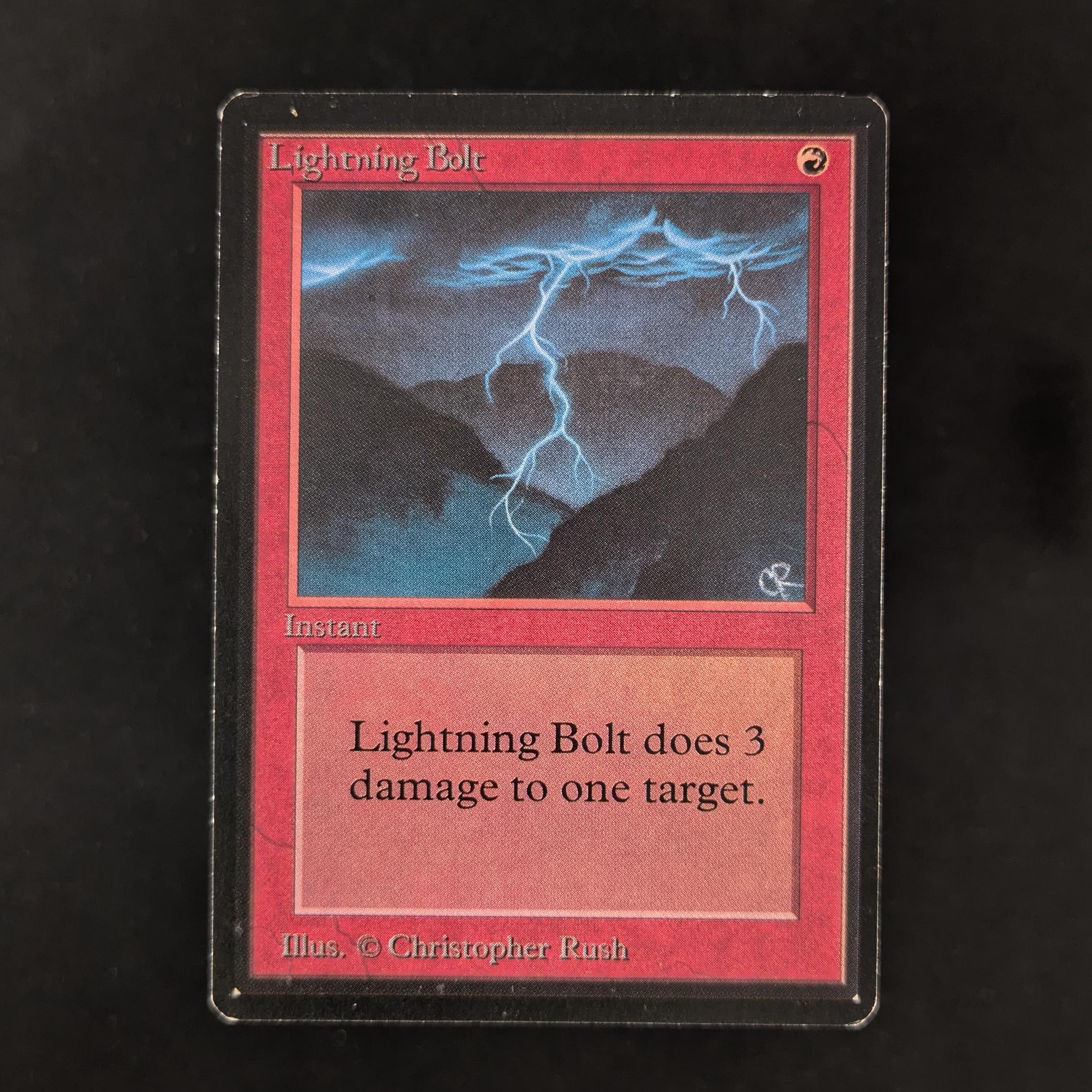 MTG Singles - Lightning Bolt - Beta - GD - 30418