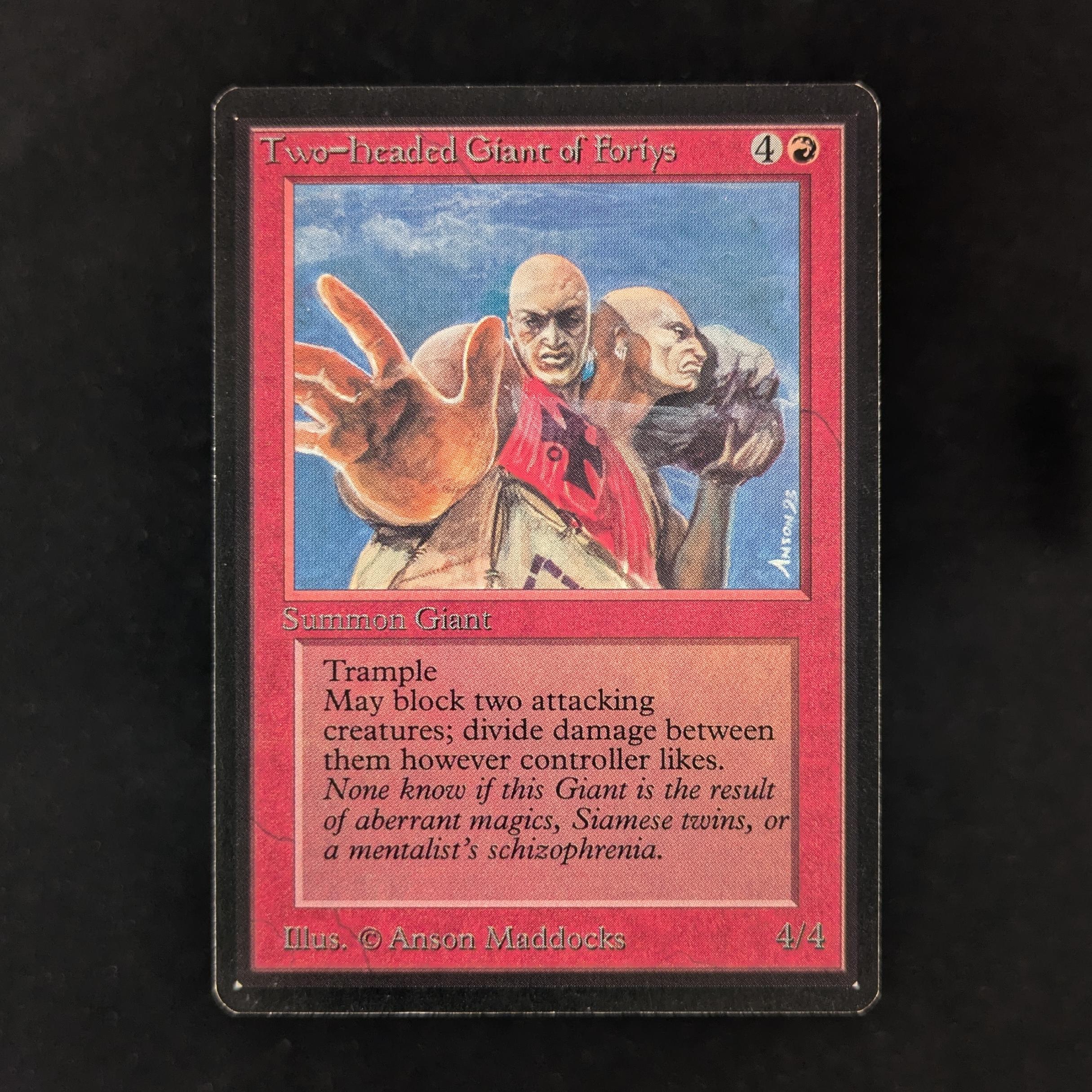 MTG Singles - Two-Headed Giant of Foriys - Beta - EX - 30429