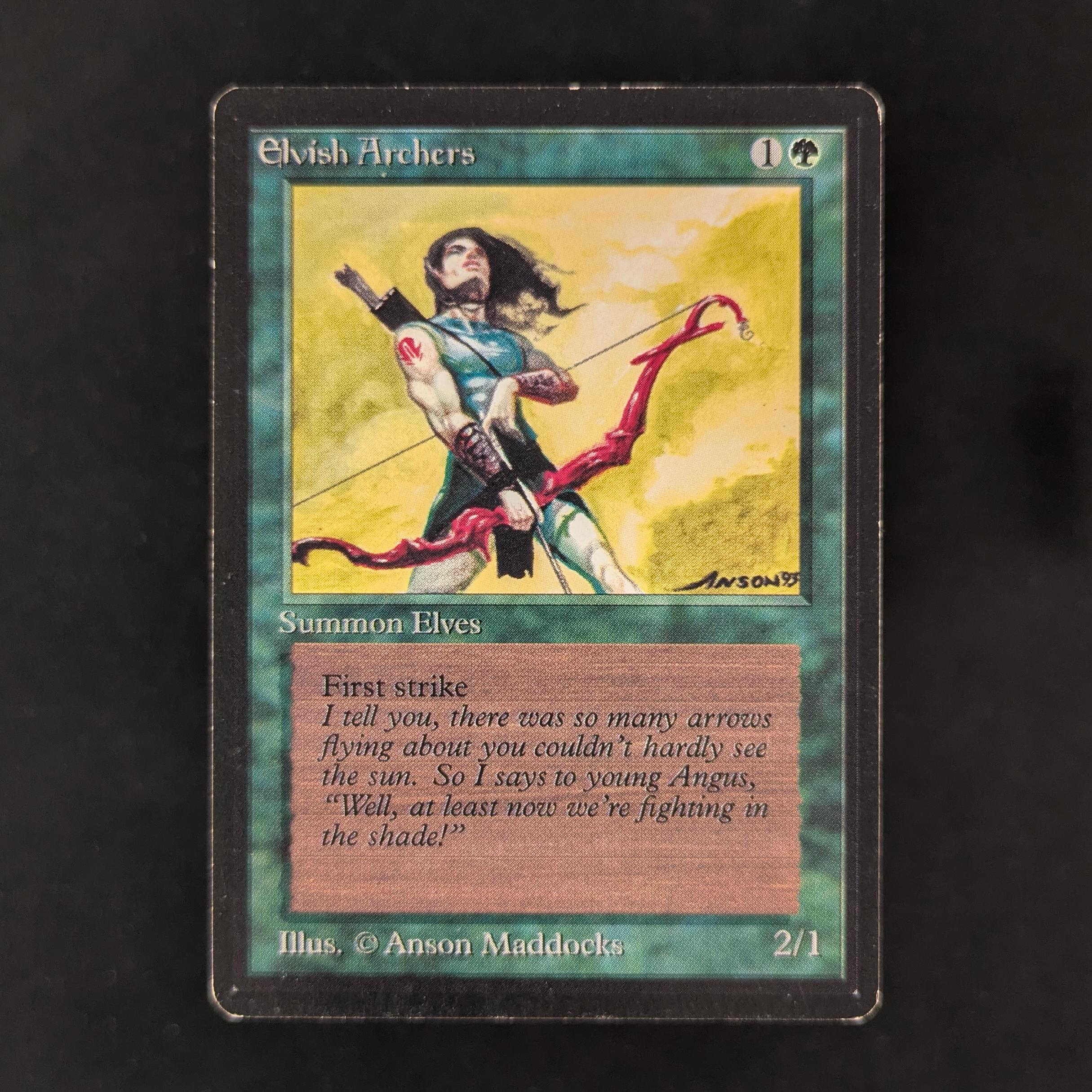 MTG Singles - Elvish Archers - Beta - GD - 30434