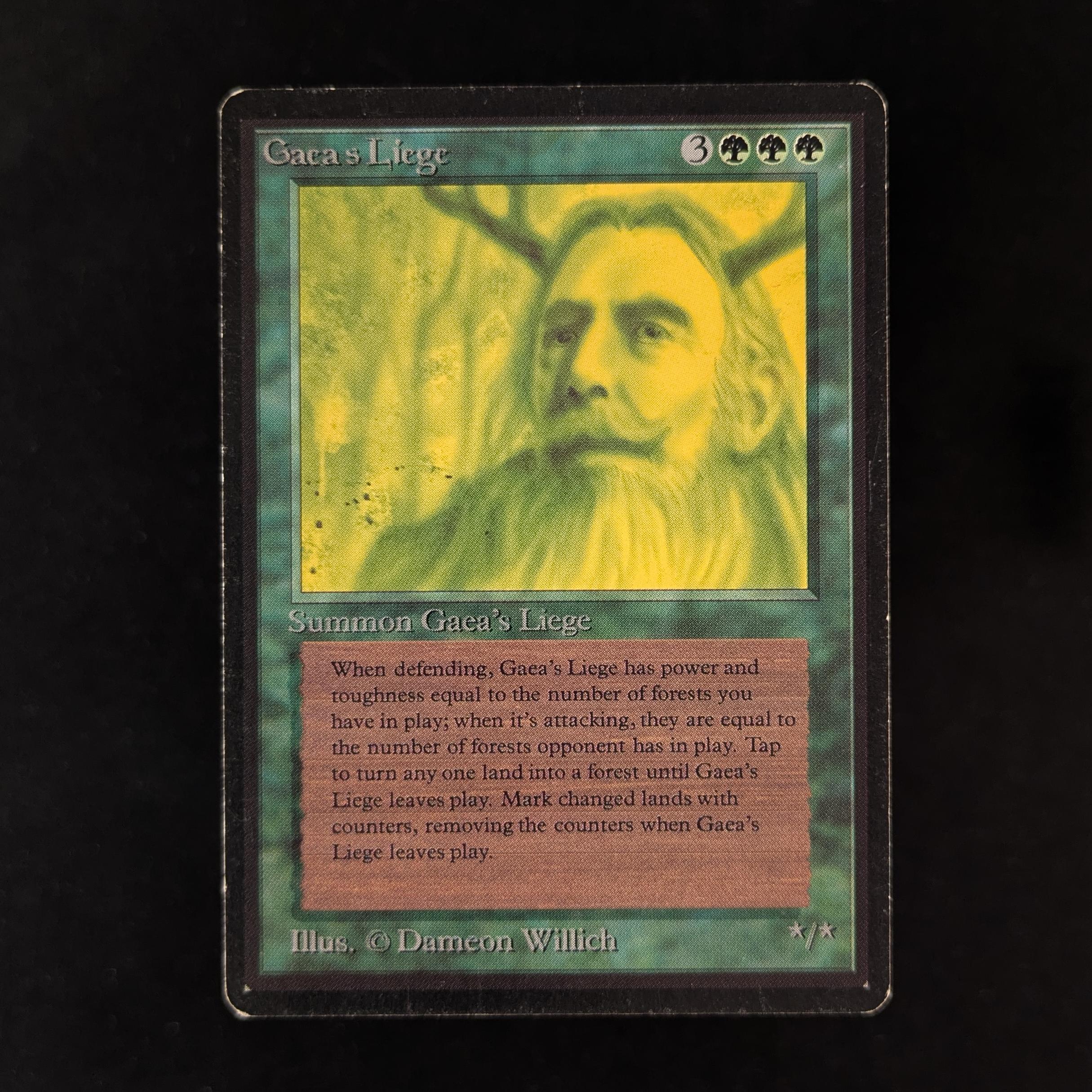 MTG Singles - Gaea's Liege - Beta - LP - 30438