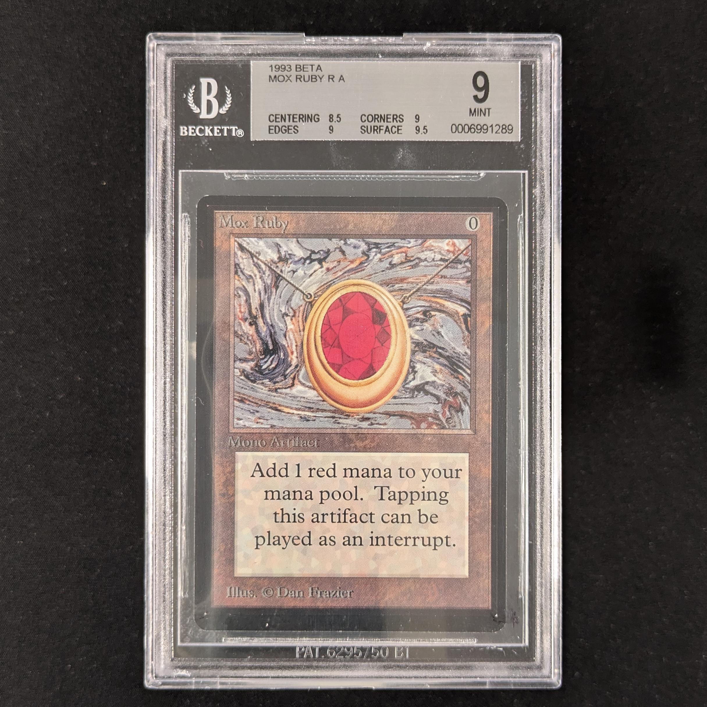 MTG Singles - Mox Ruby - Beta - BGS 9 - 30469