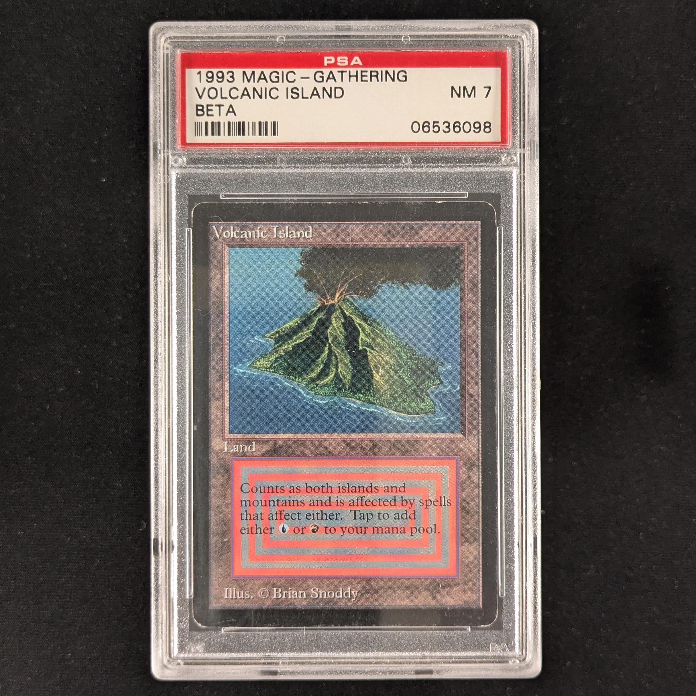 MTG Singles - Volcanic Island - Beta - PSA 7 - 30483