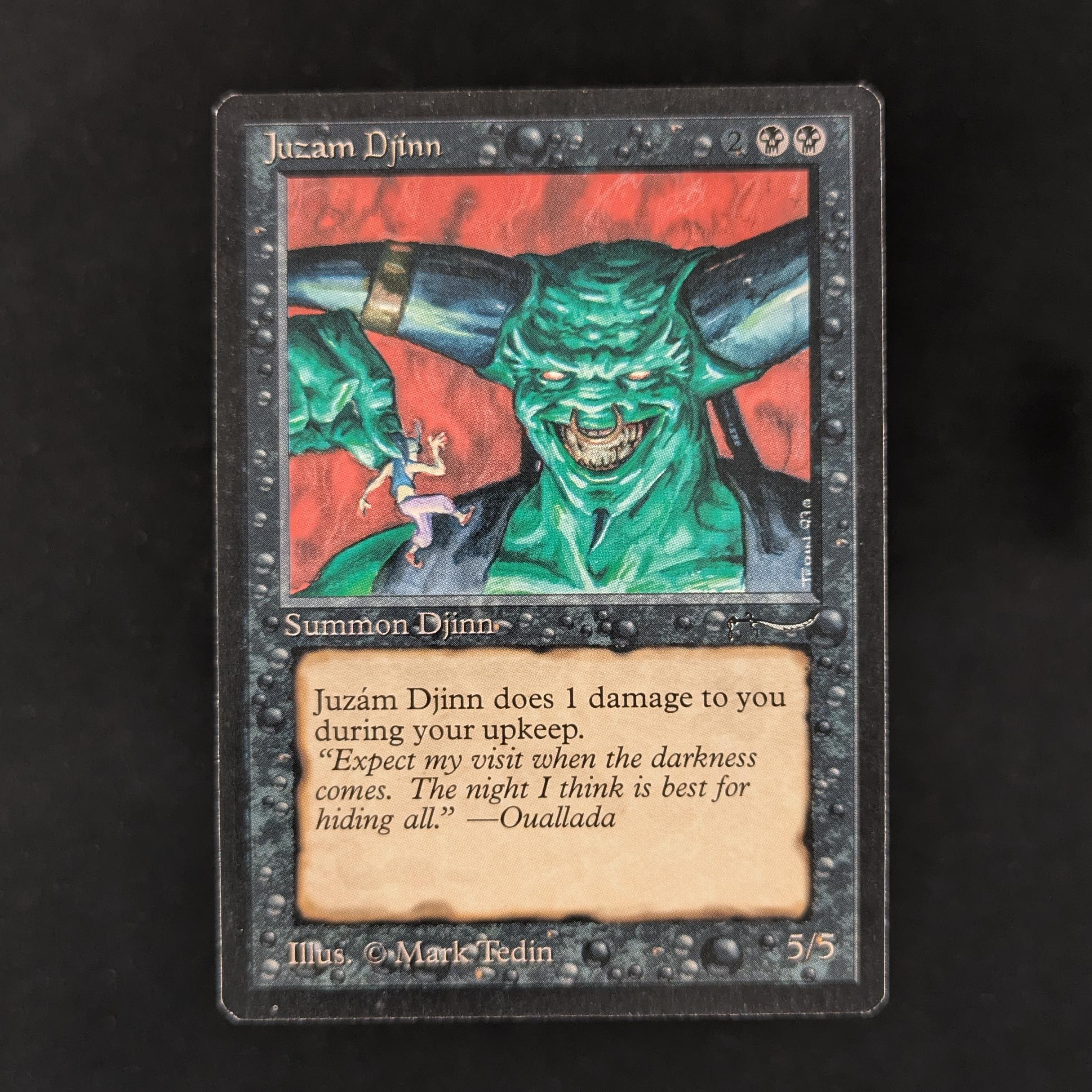 MTG Singles - Juzam Djinn - Arabian Nights - EX - 30523