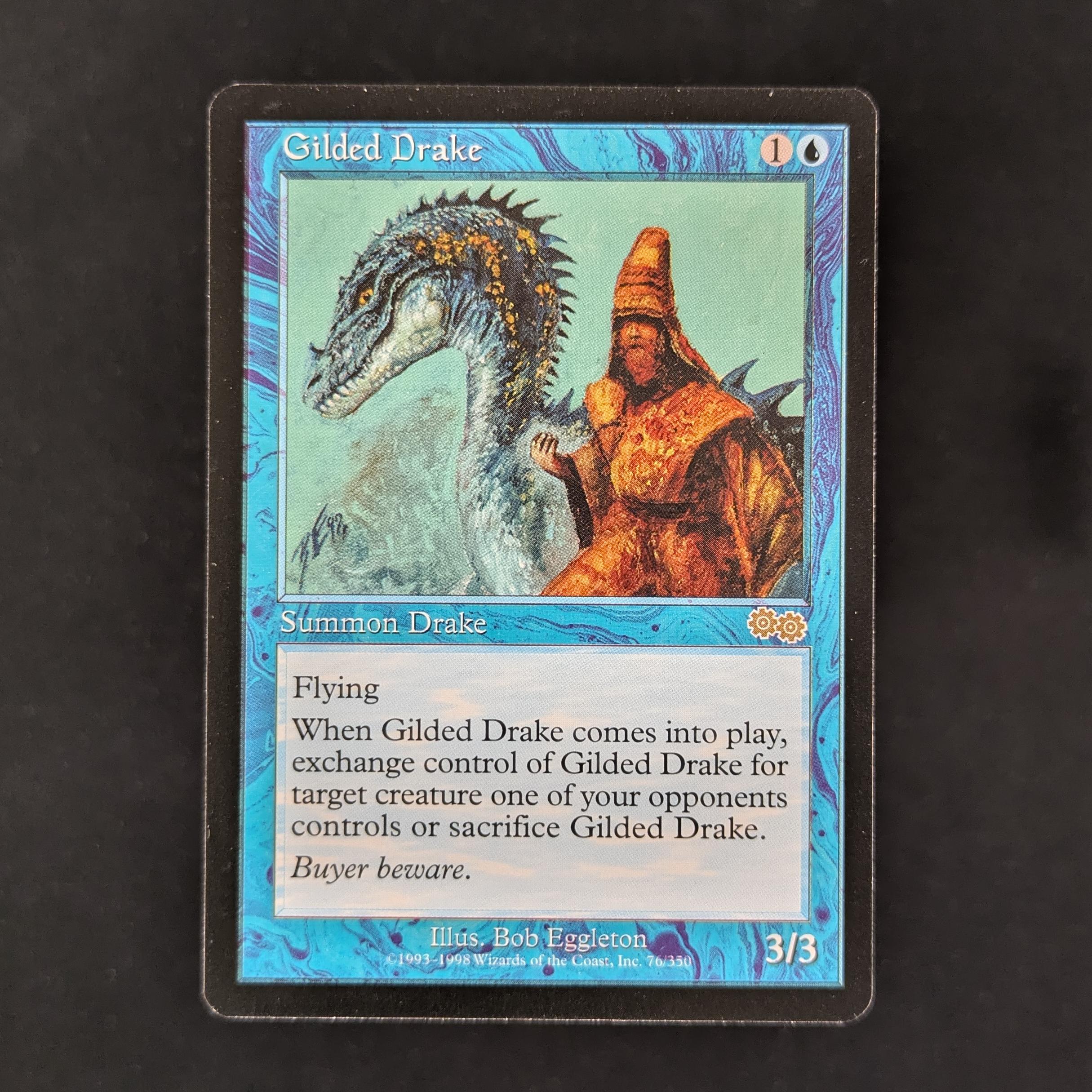 MTG Singles - Gilded Drake - Urza's Saga - English - EX - 30568