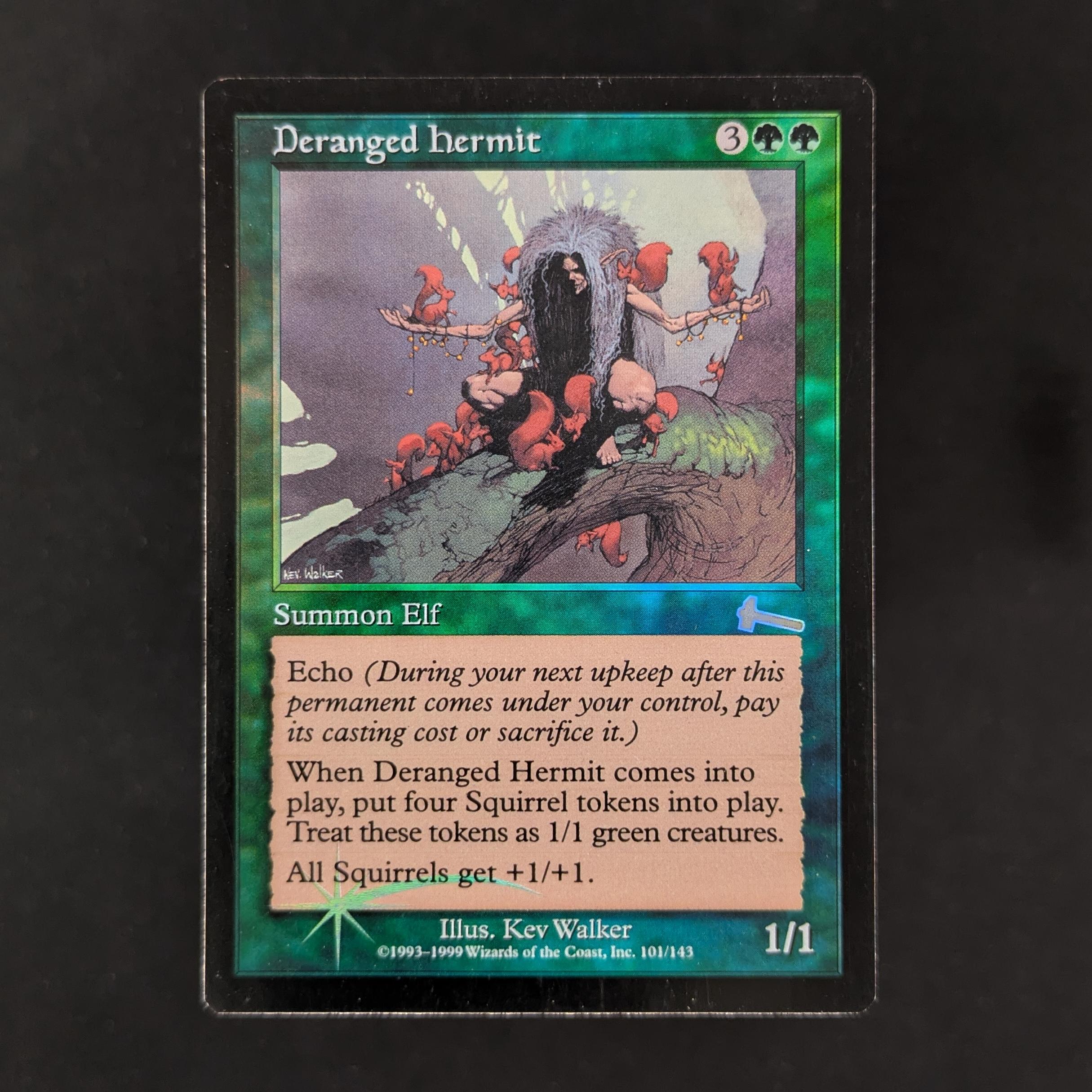 MTG Singles - [FOIL] Deranged Hermit - Urza's Legacy - LP - 