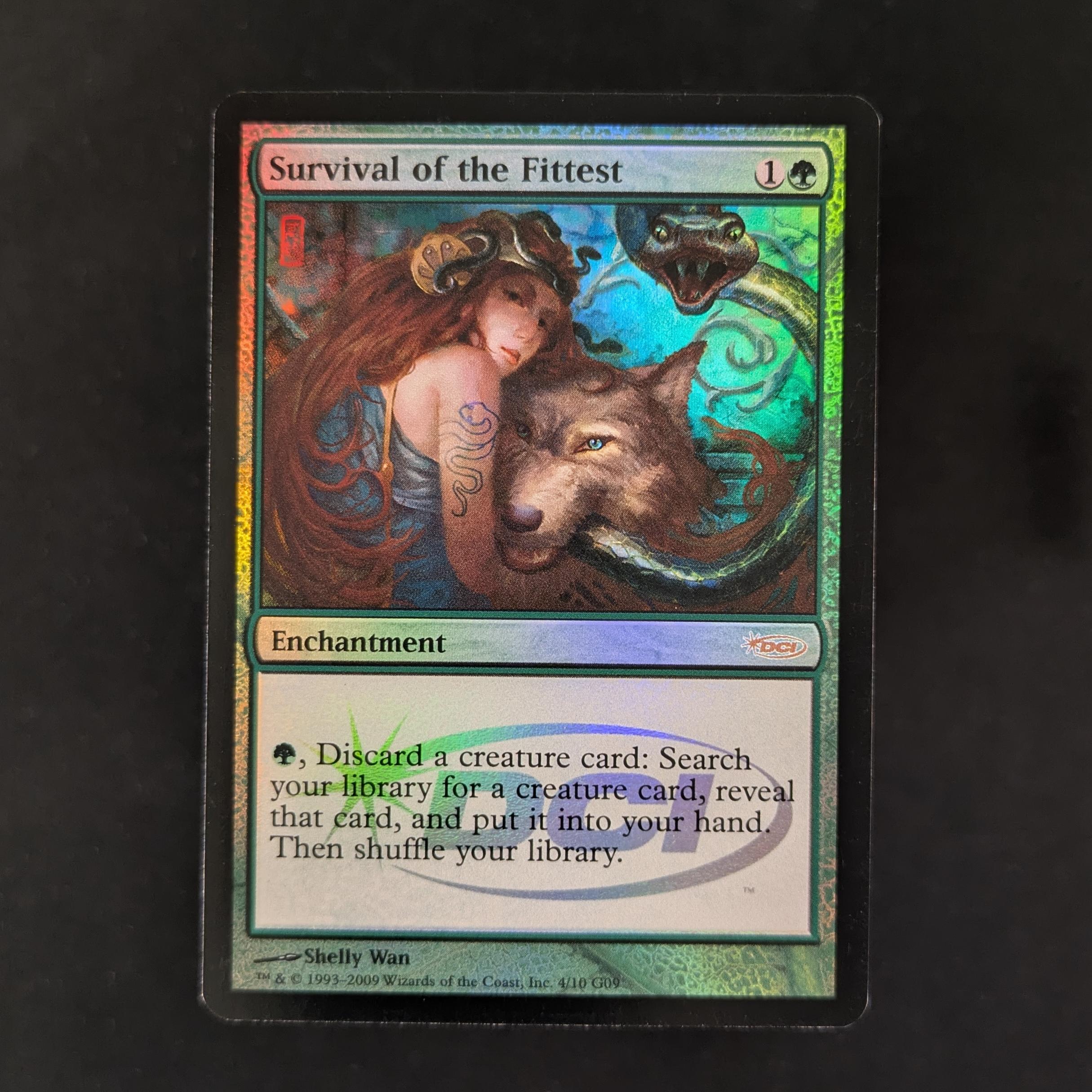 MTG Singles - [FOIL] Survival of the Fittest - Judge Rewards Promos - EX - 