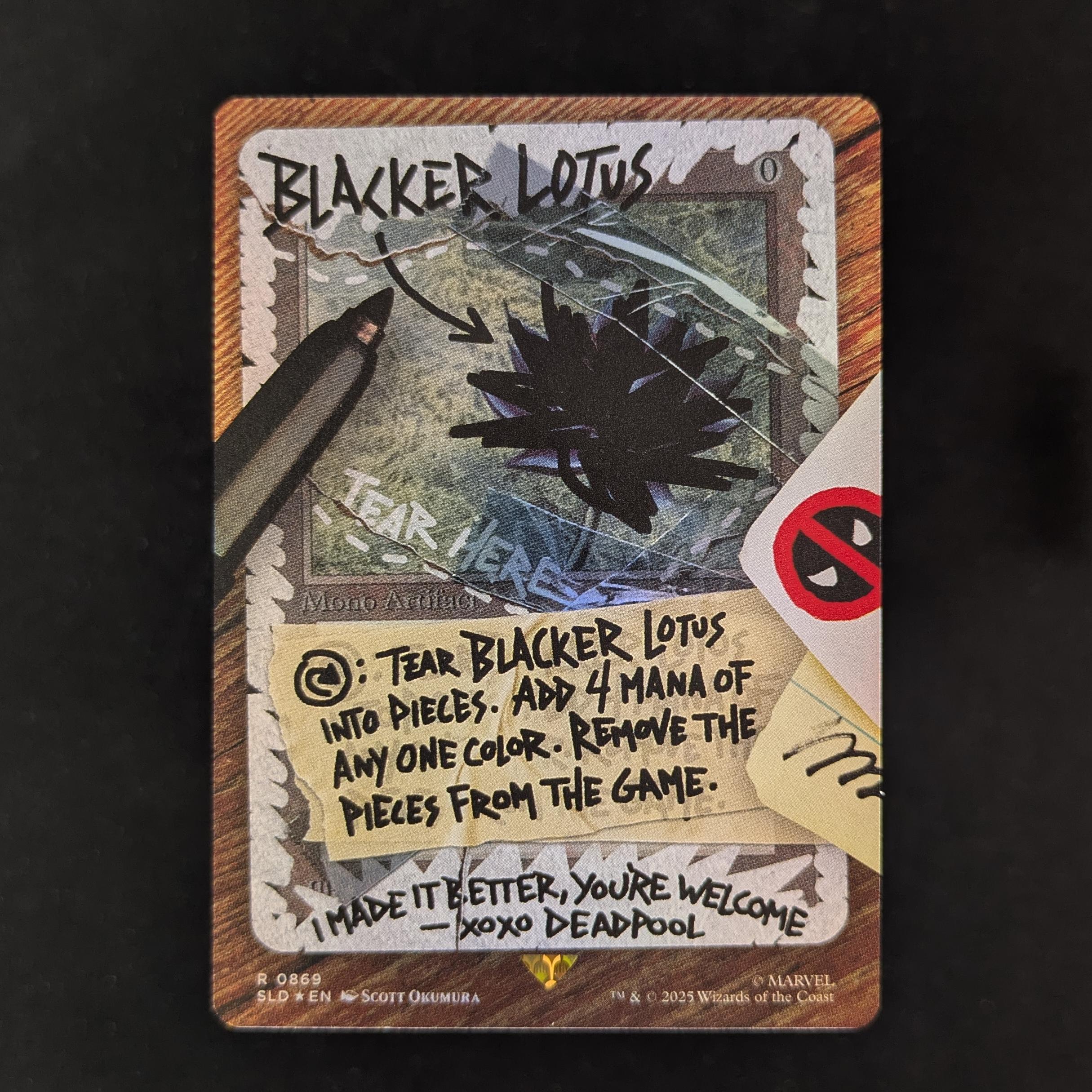 MTG Singles - [FOIL] Blacker Lotus - Secret Lair Drop Series - NM - 