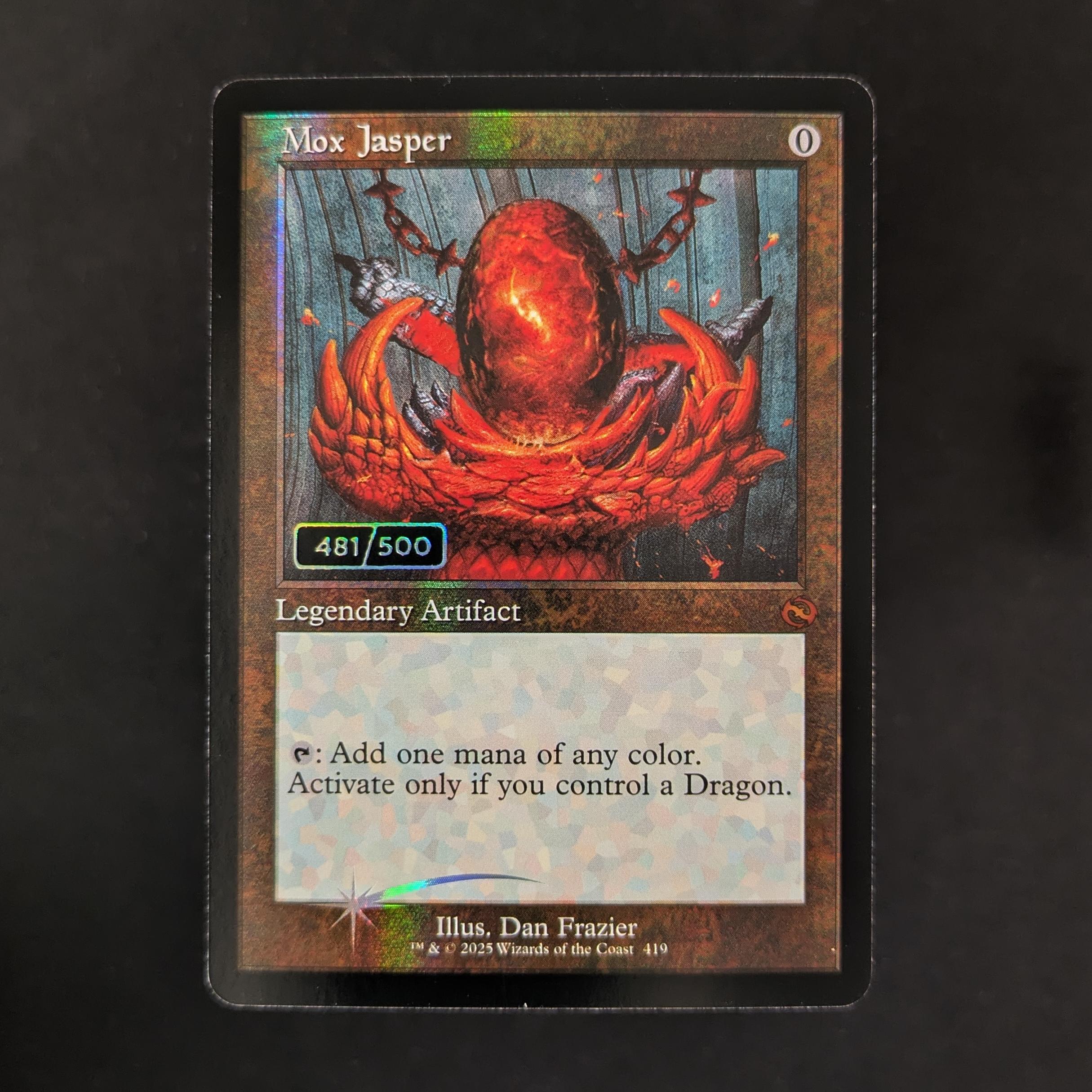 FOIL] Mox Jasper (Serialized) - Tarkir: Dragonstorm: Extras - NM, 481