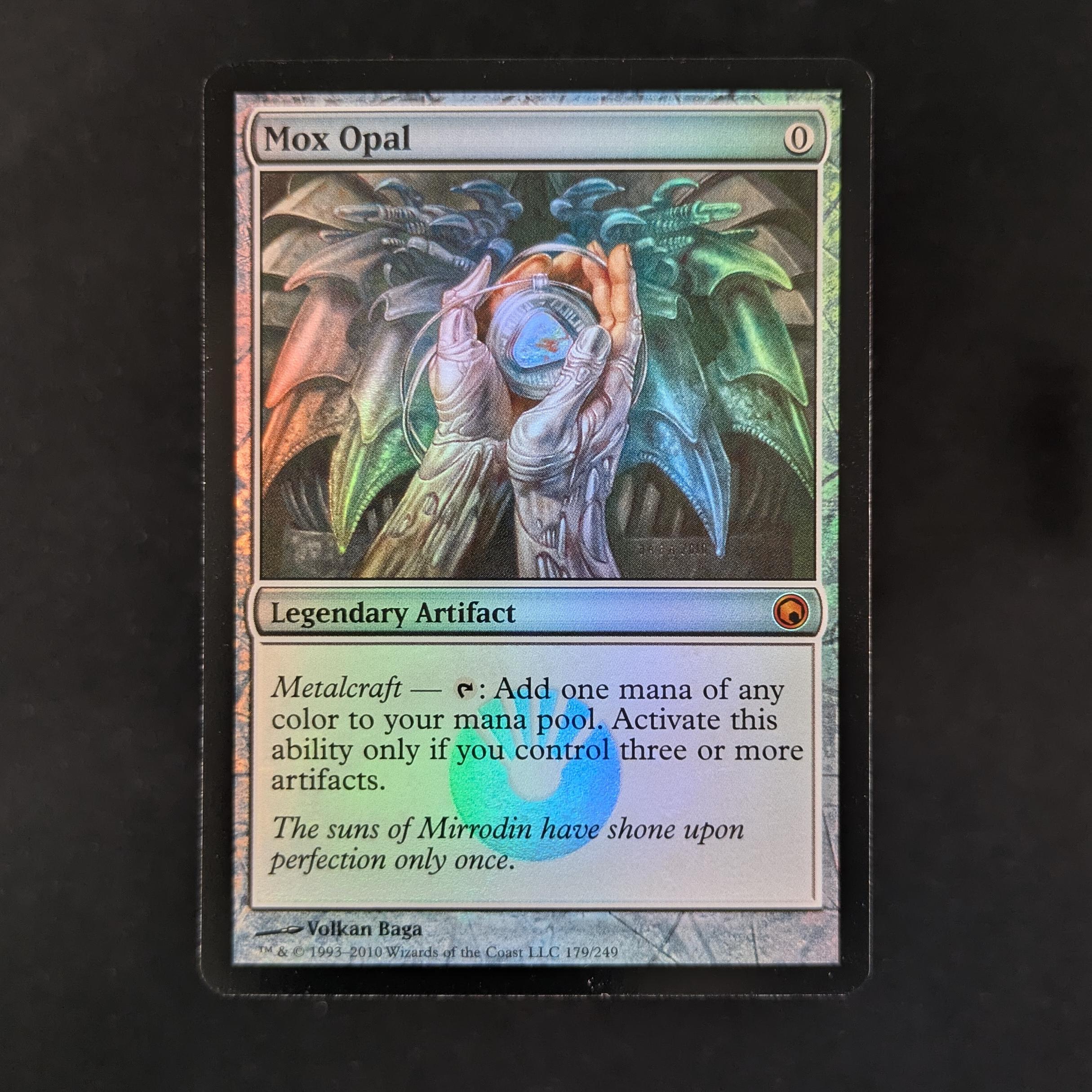 MTG Singles - [FOIL] Mox Opal - Scars of Mirrodin - EX - 