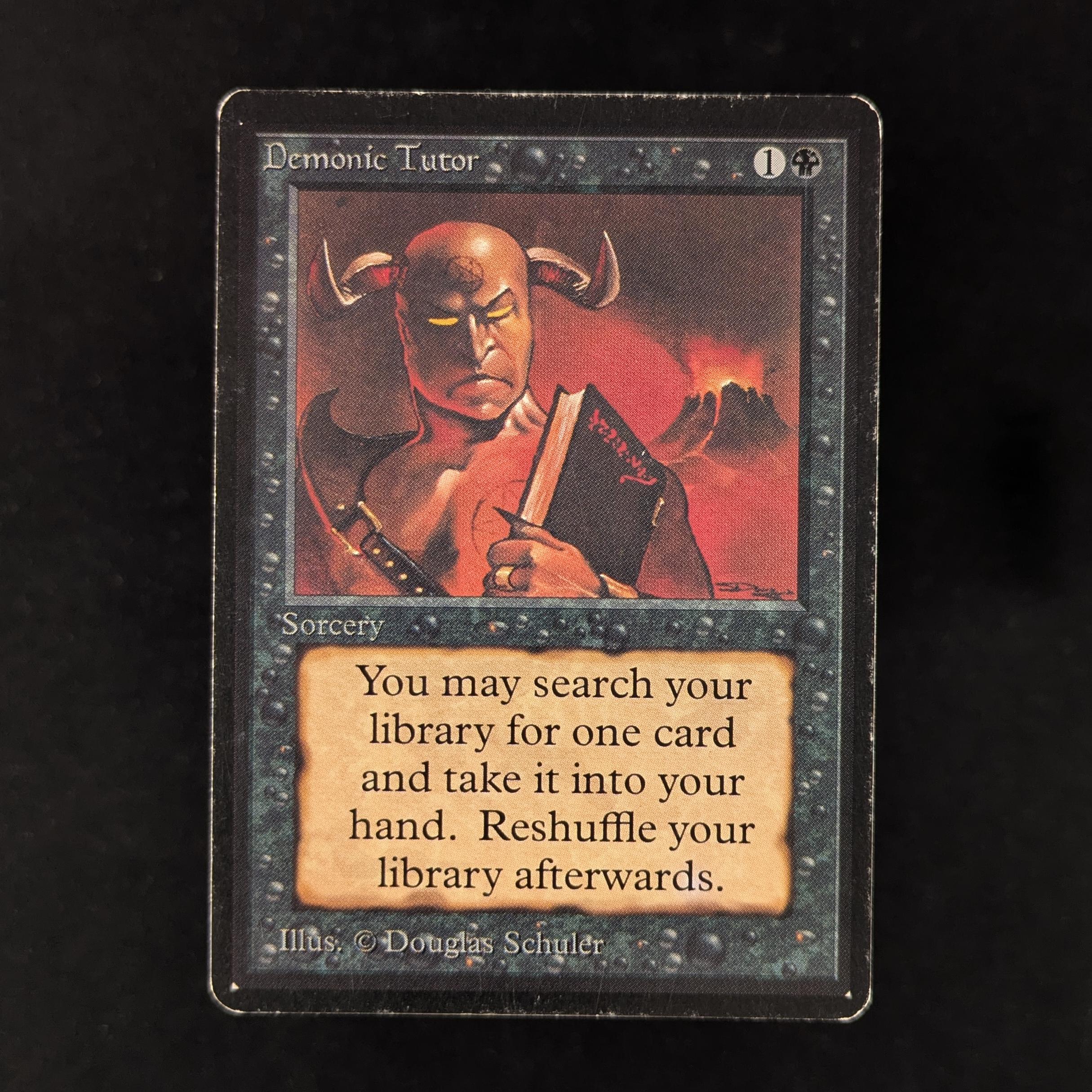 MTG Singles - Demonic Tutor - Beta - LP - 30617