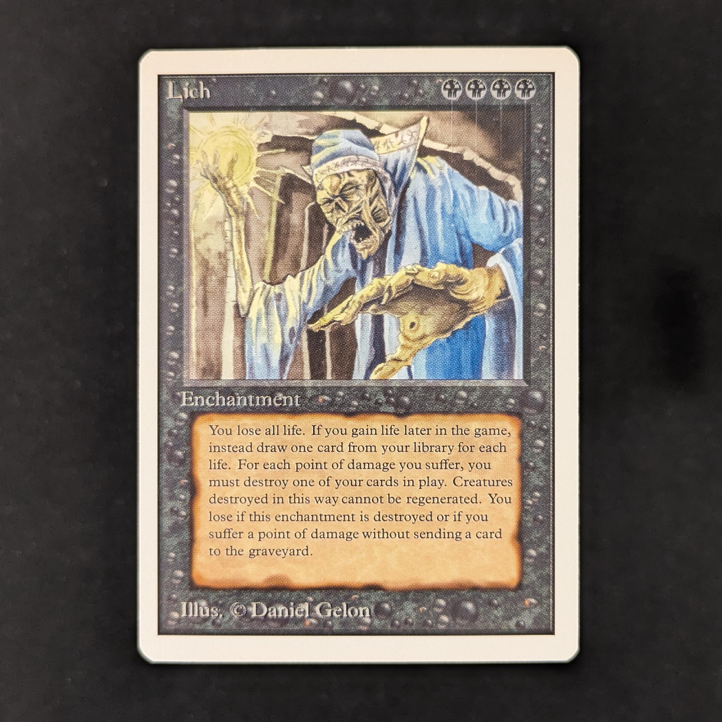 MTG Singles - Lich - Unlimited - EX - 30622