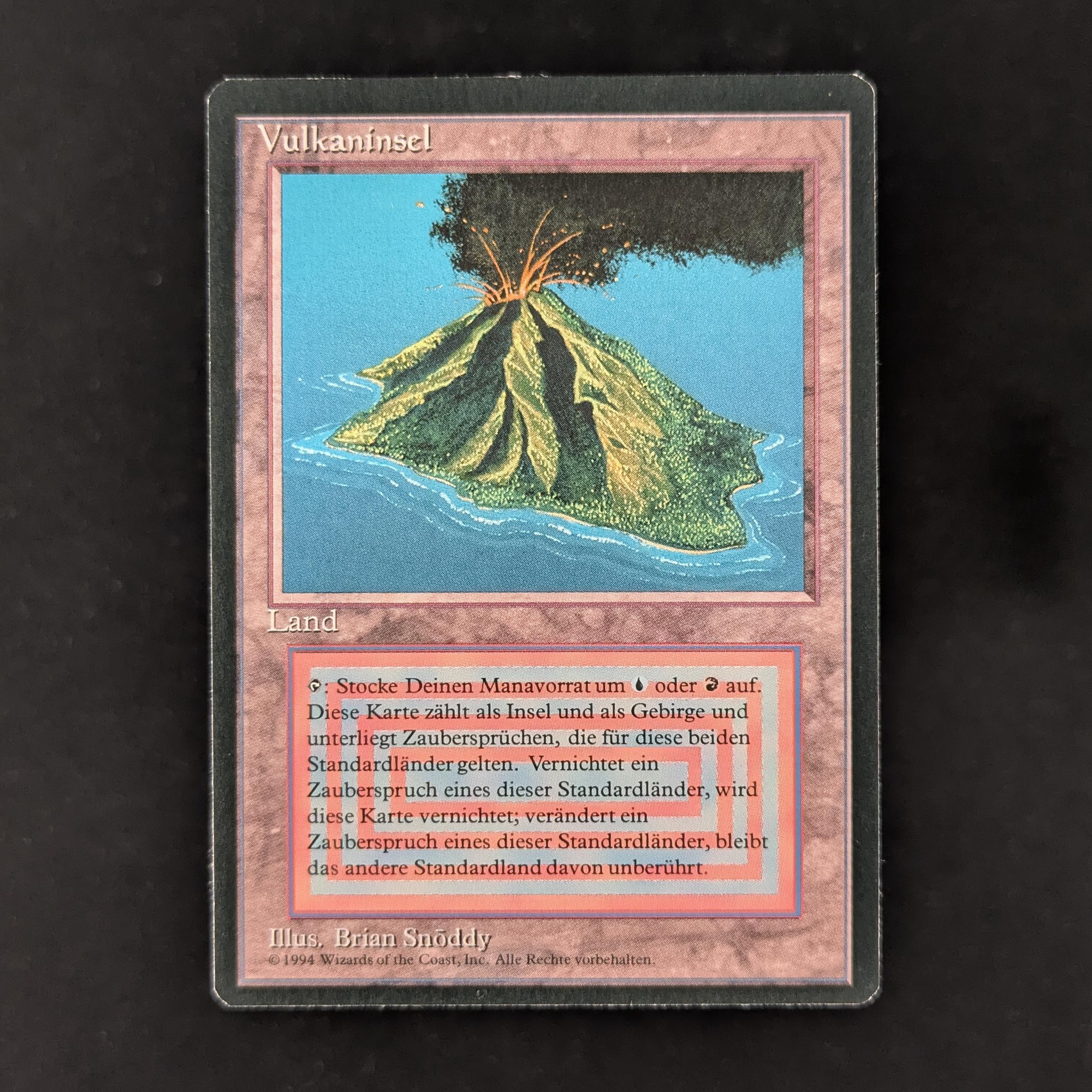 Volcanic Island - Foreign Black Bordered