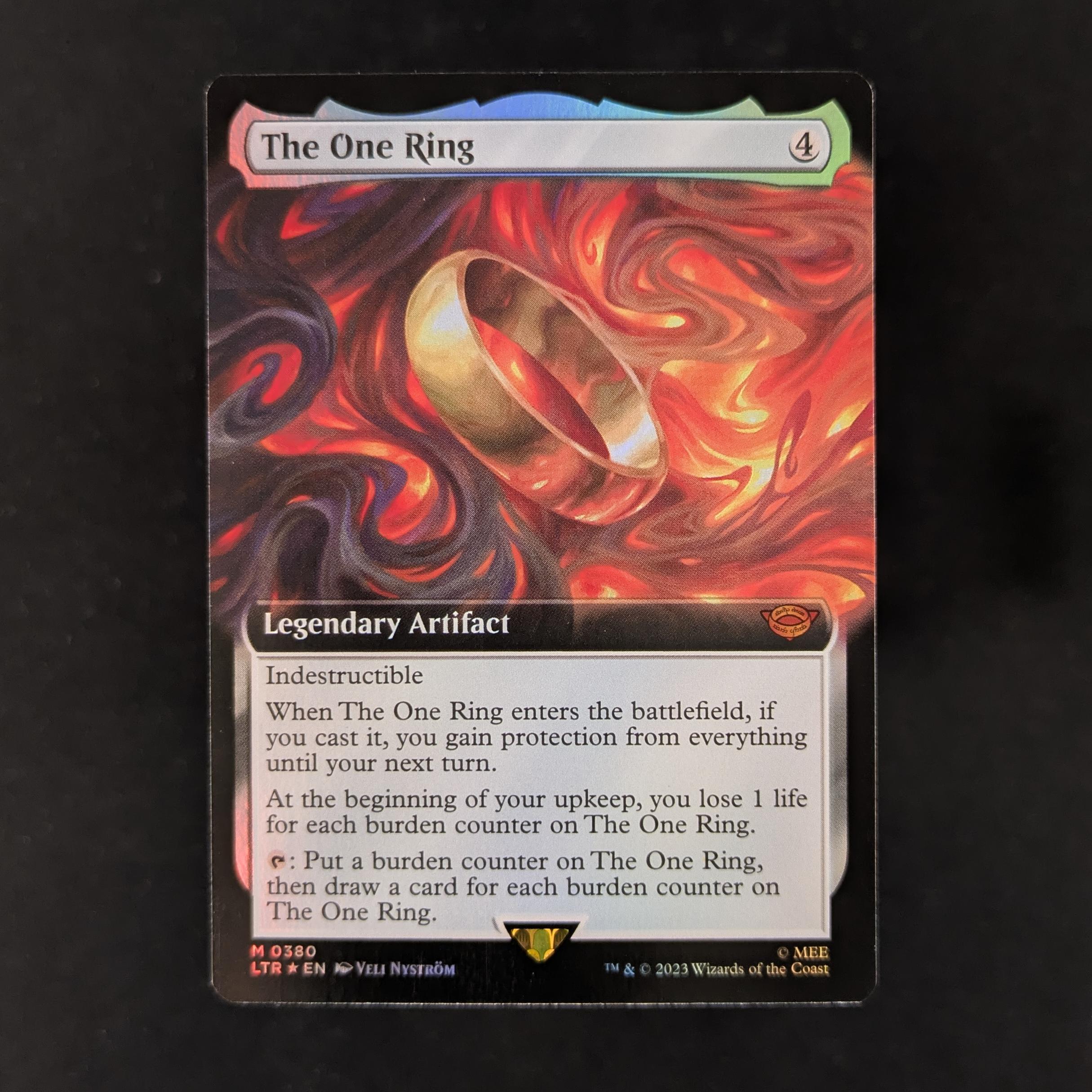 MTG Singles - [FOIL] The One Ring - The Lord of the Rings: Tales of Middle-earth: Extras - NM - 