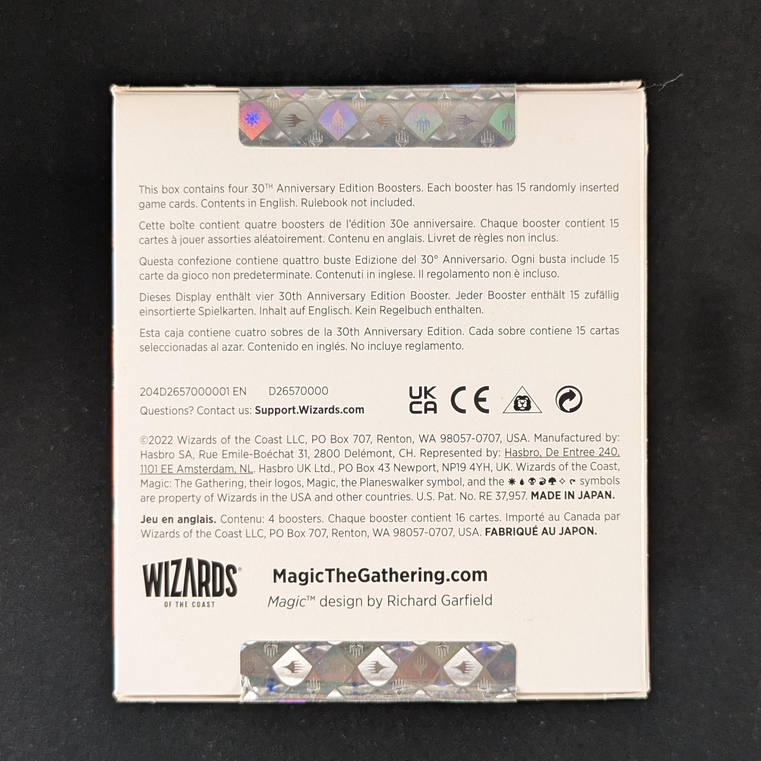 MTG Sealed Product - 30th Anniversary Edition Booster Box English - 