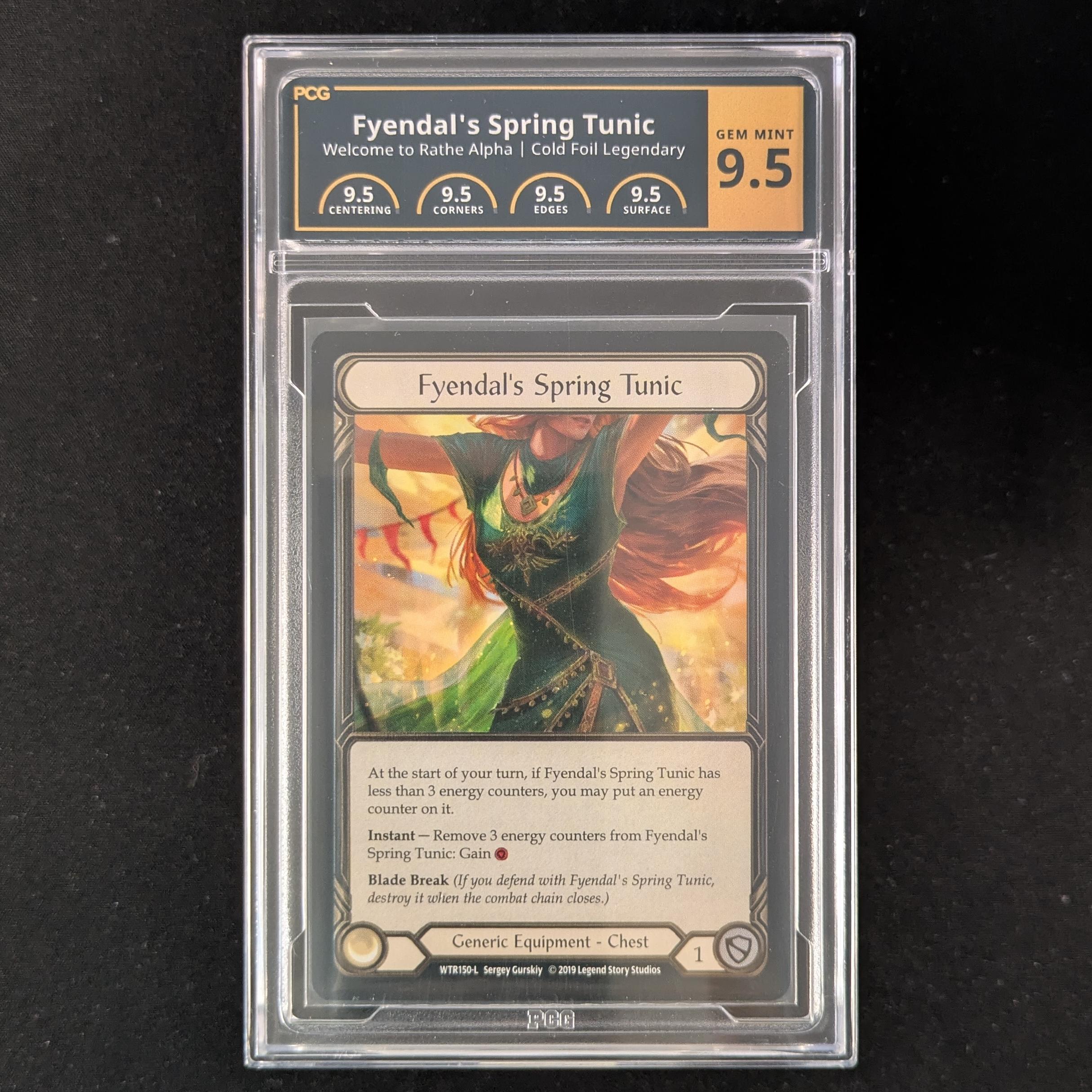 FAB Singles - Fyendal's Spring Tunic (Cold Foil) - - Welcome to Rathe Alpha - PCG 9.5 - 