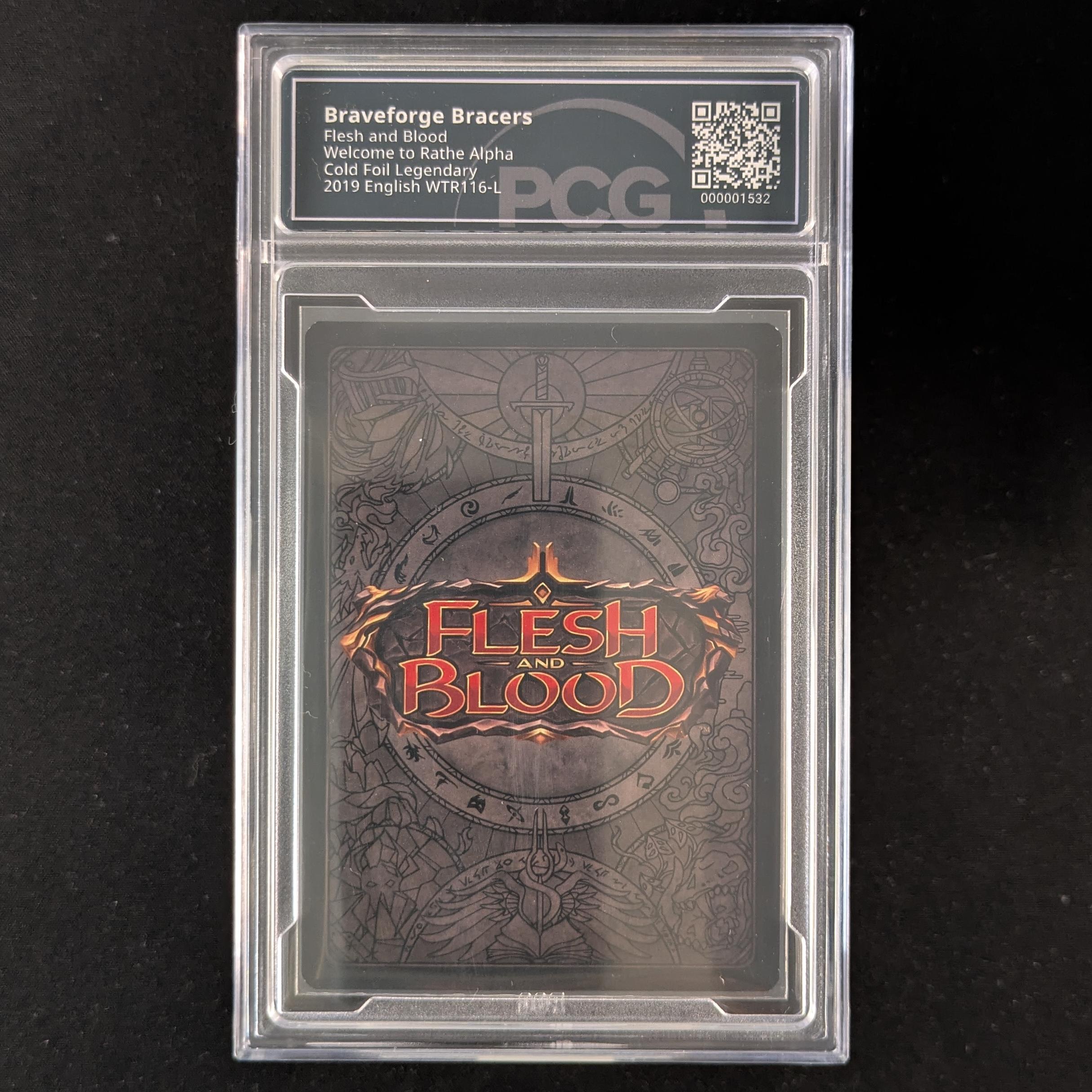 FAB Singles - Braveforge Bracers (Cold Foil) - - Welcome to Rathe Alpha - PCG 9 - 