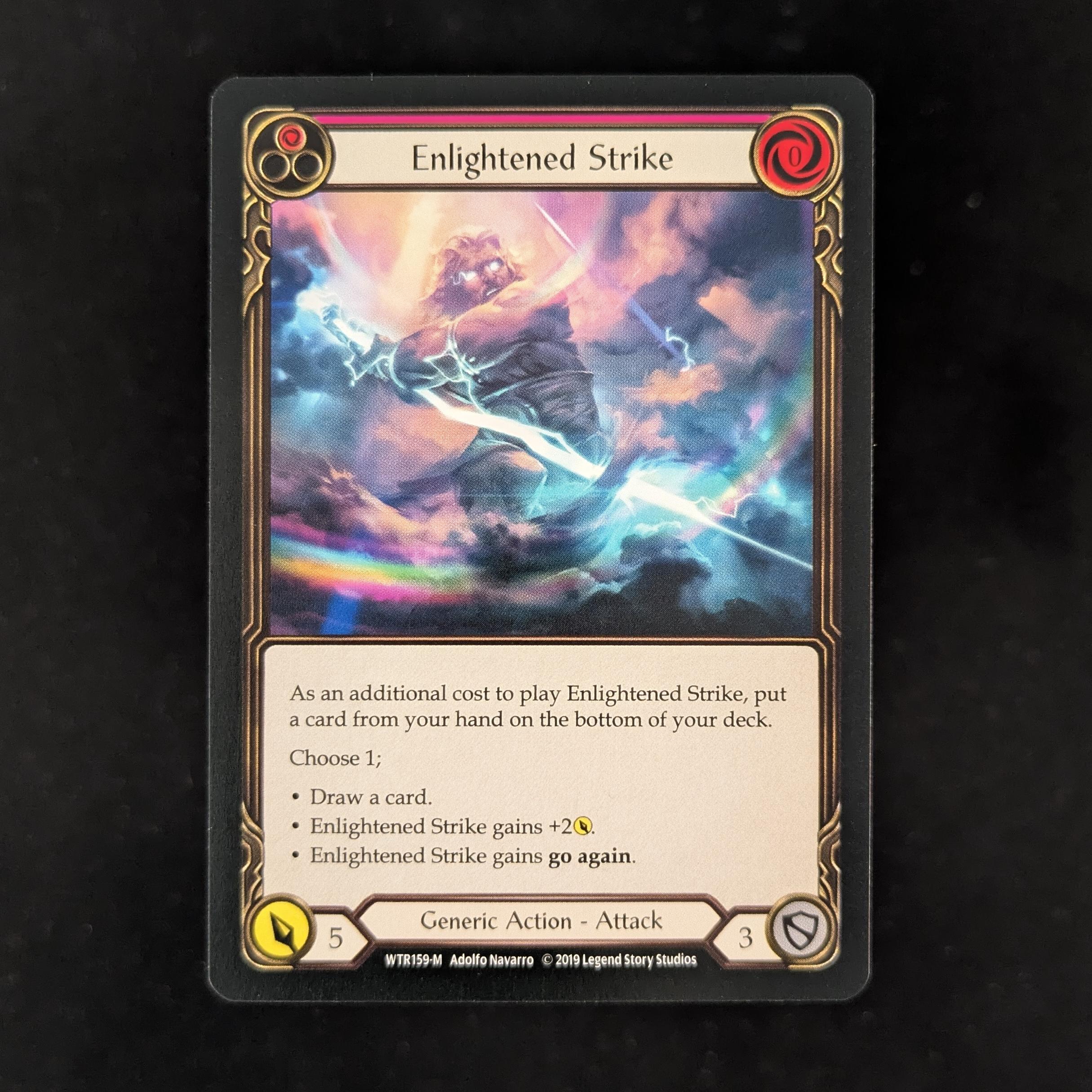 FAB Singles - Enlightened Strike Non Foil - - Welcome to Rathe Alpha - NM - 