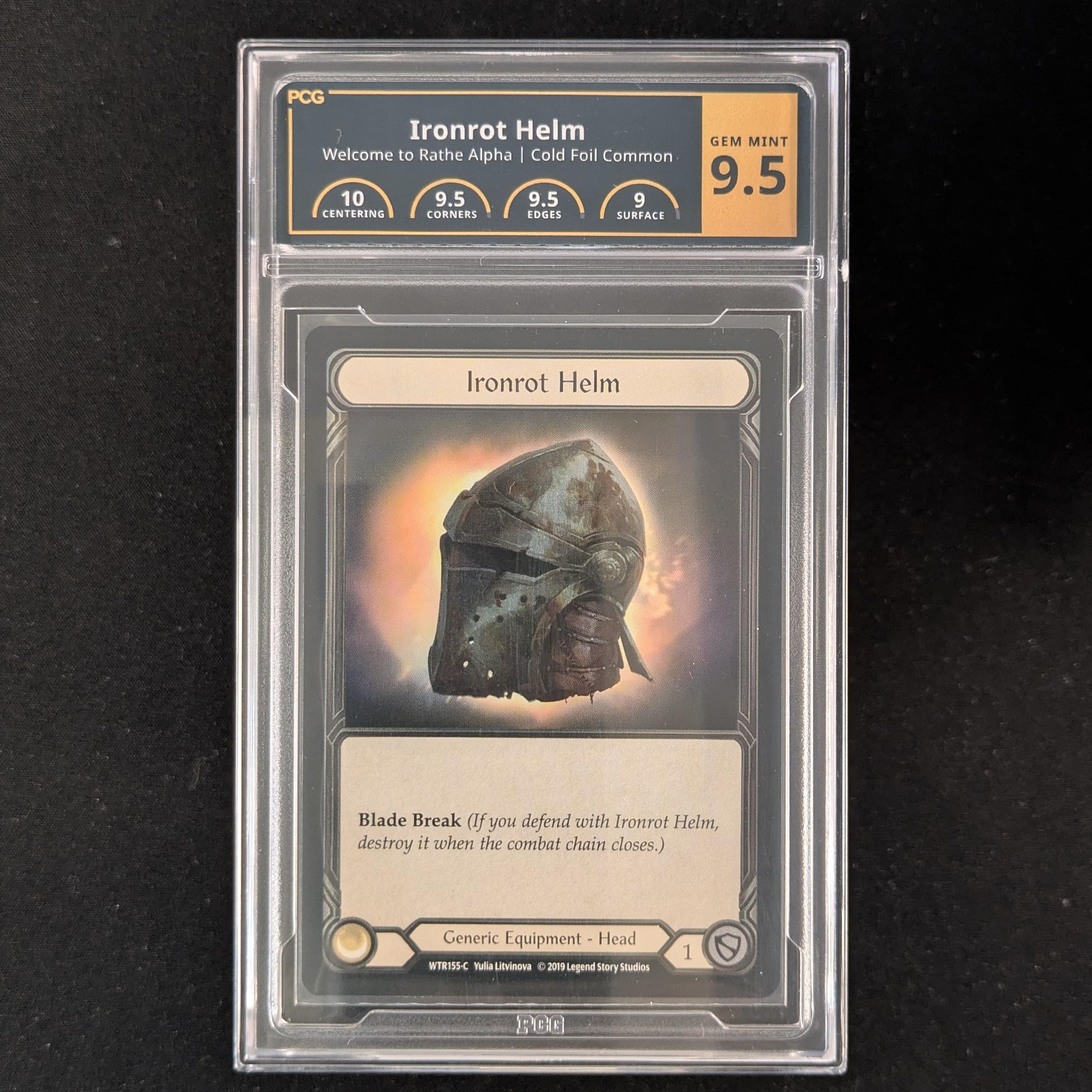 FAB Singles - Ironrot Helm (Cold Foil) - - Welcome to Rathe Alpha - PCG 9.5 - 