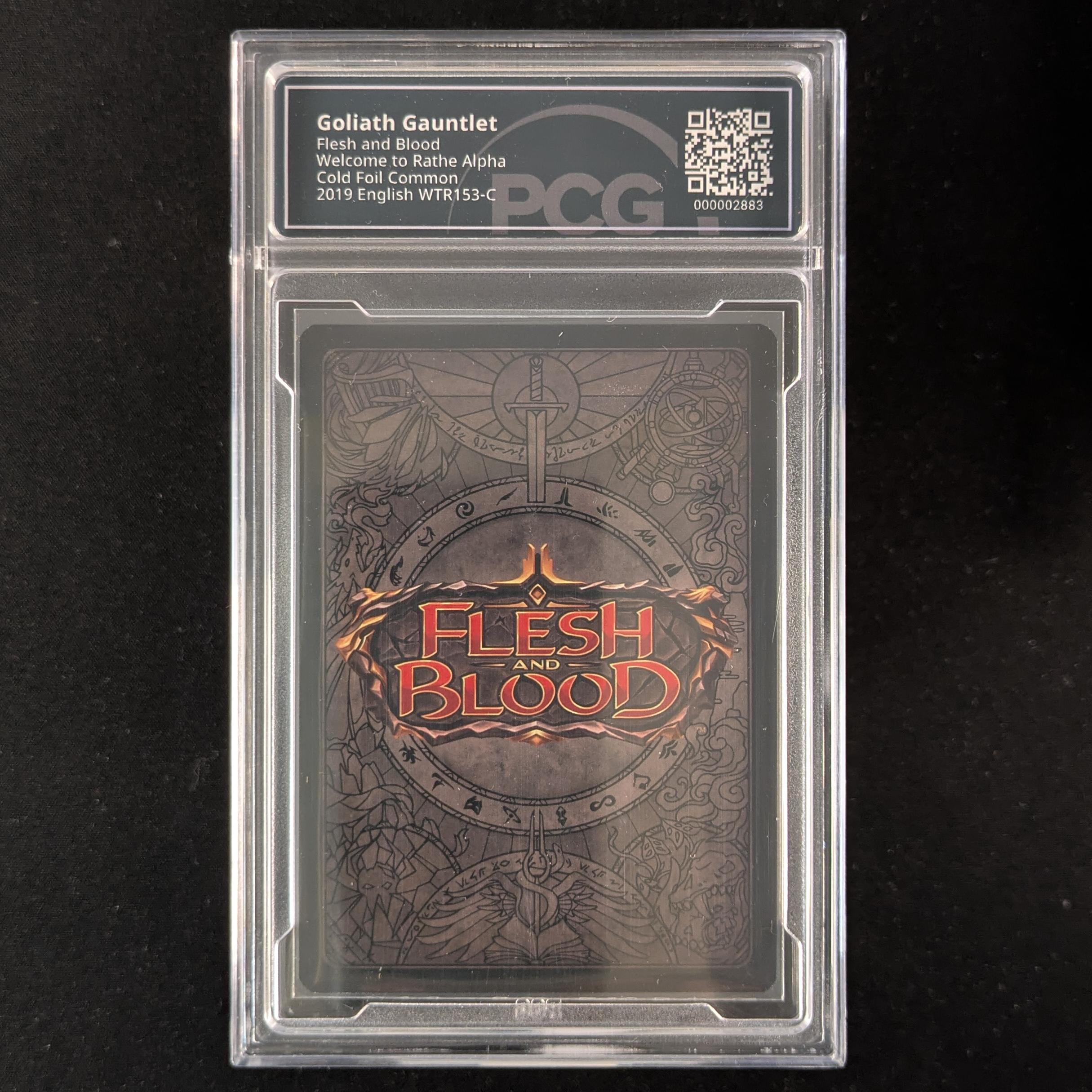 FAB Singles - Goliath Gauntlet (Cold Foil) - - Welcome to Rathe Alpha - PCG 9 - 