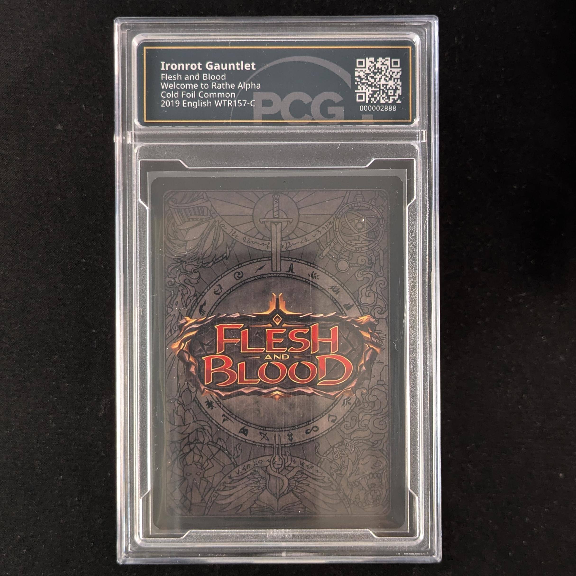 FAB Singles - Ironrot Gauntlet (Cold Foil) - - Welcome to Rathe Alpha - PCG 9.5 - 