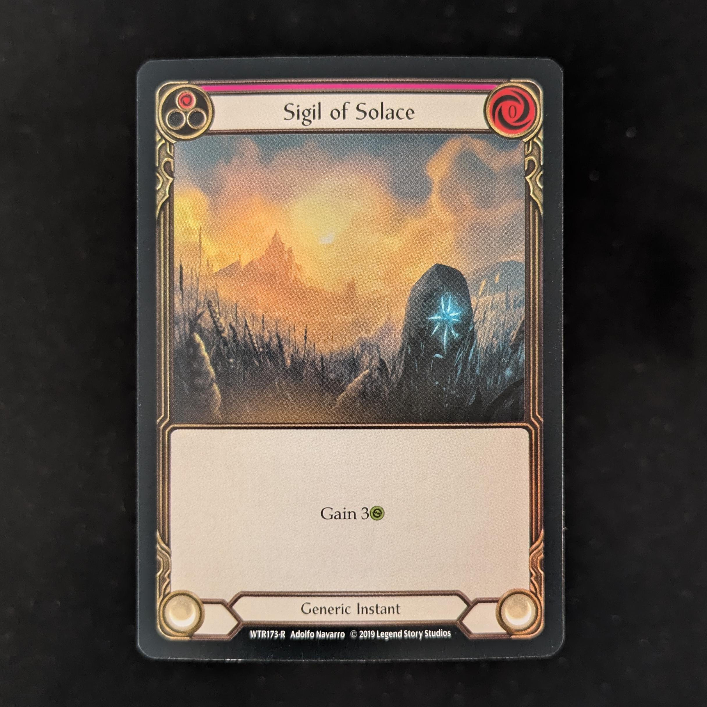 FAB Singles - Sigil of Solace (Rainbow Foil) - - Welcome to Rathe Alpha - NM - 