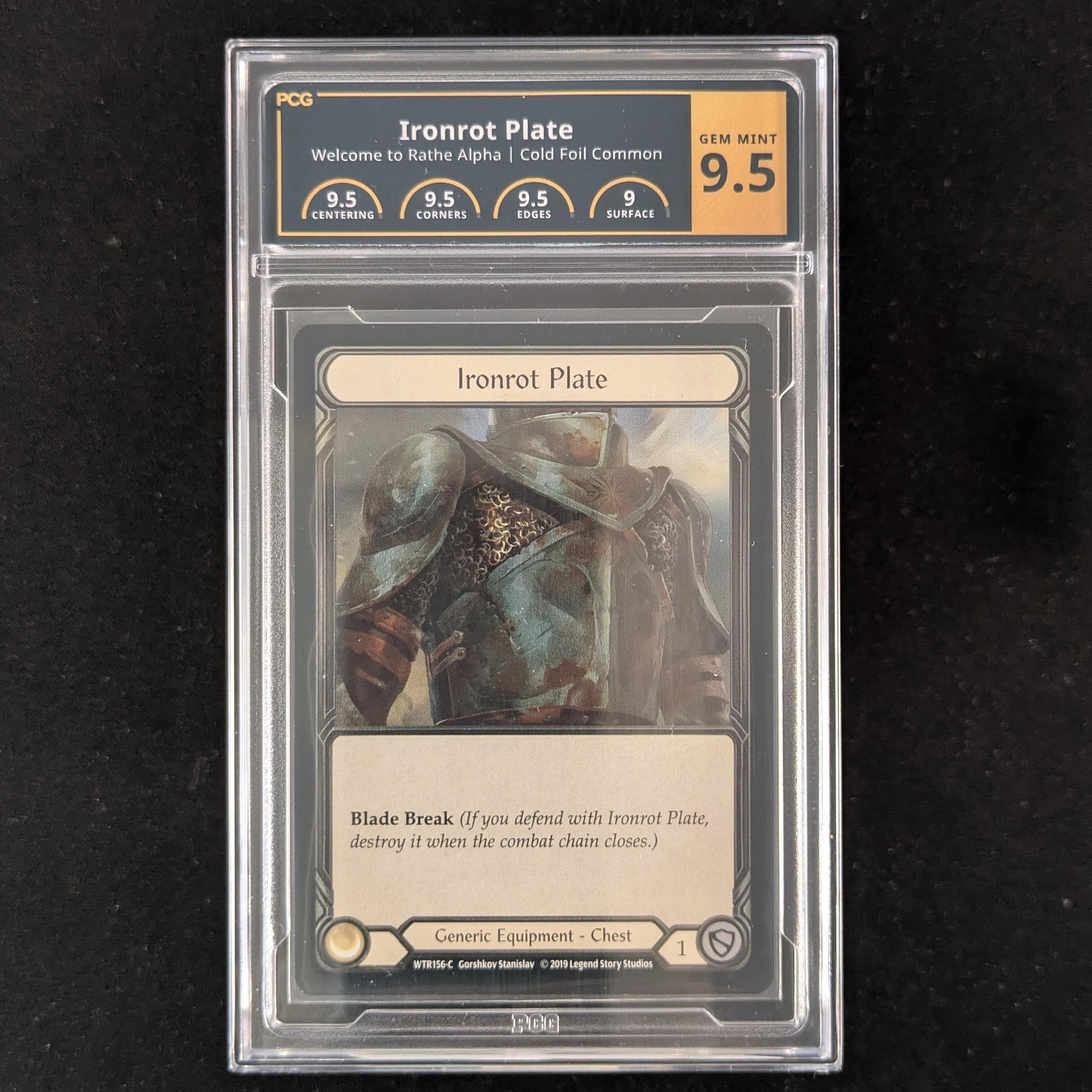 FAB Singles - Ironrot Plate (Cold Foil) - - Welcome to Rathe Alpha - PCG 9.5 - 