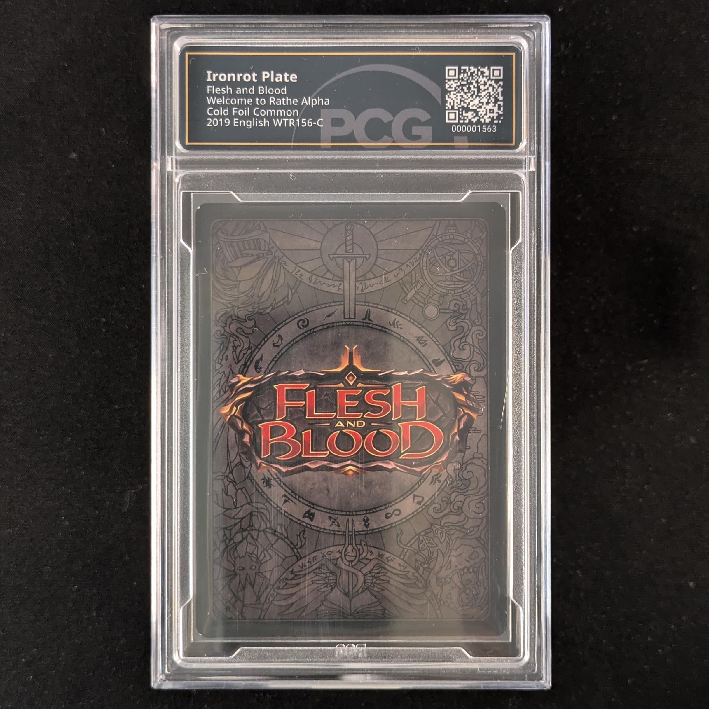 FAB Singles - Ironrot Plate (Cold Foil) - - Welcome to Rathe Alpha - PCG 9.5 - 