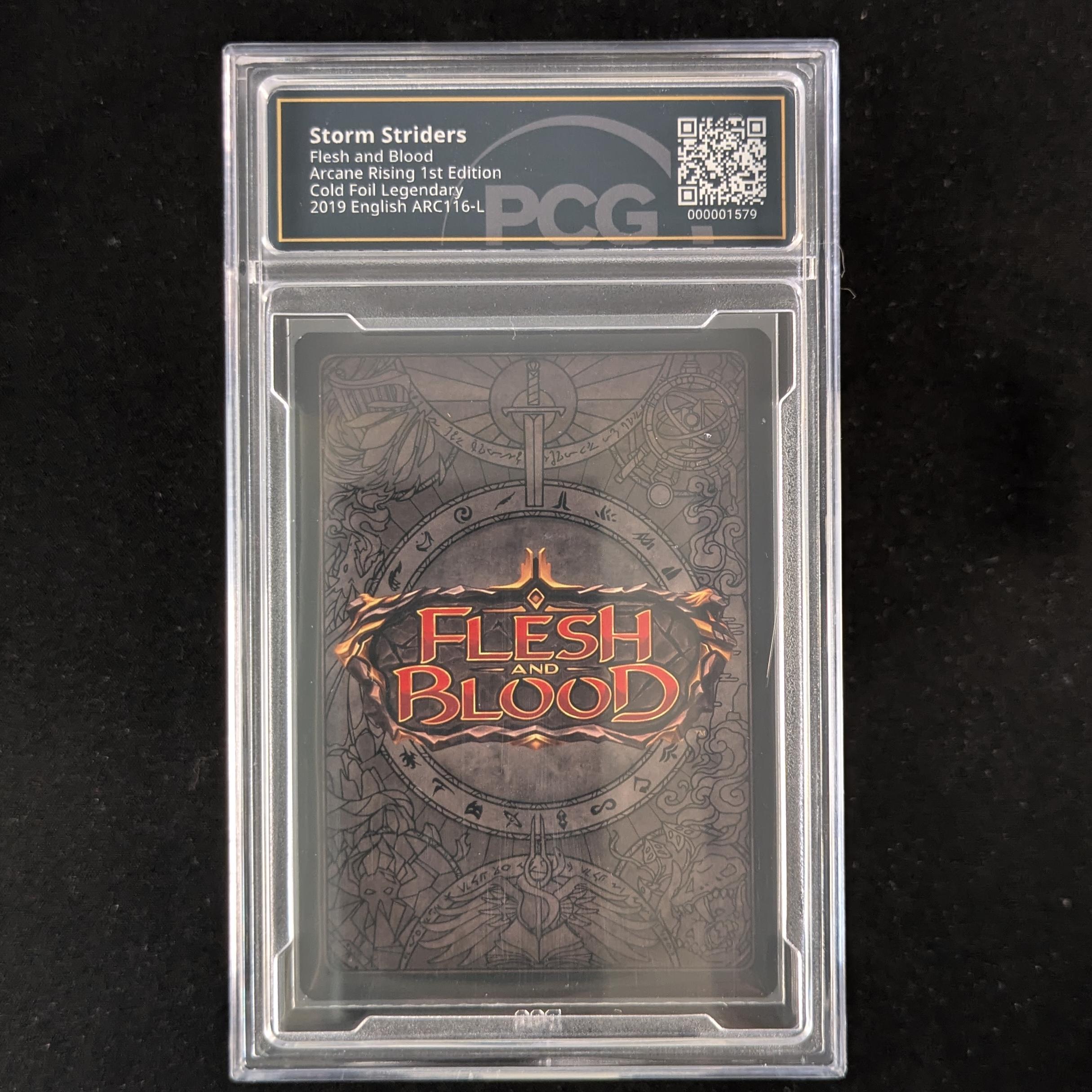 FAB Singles - Stormstriders (Cold Foil) - - Arcane Rising First - PCG 9.5 - 