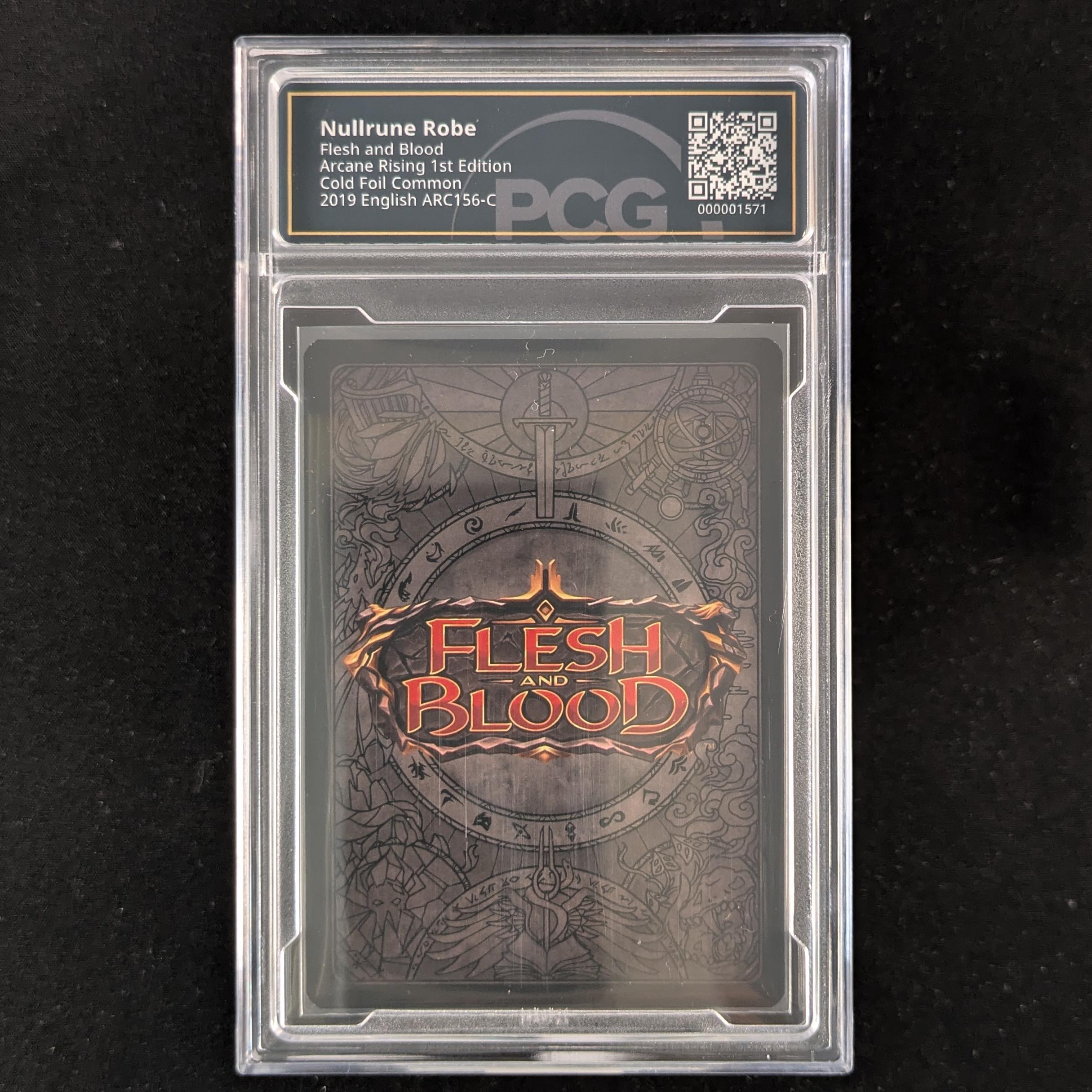 FAB Singles - Nullrune Robe (Cold Foil) - - Arcane Rising First - PCG 9.5 - 